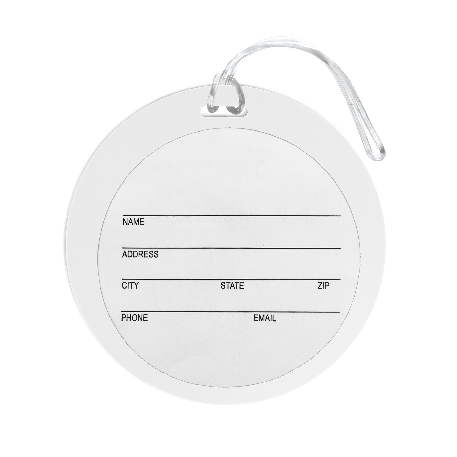 Picture of Imprinted Full Color Round Luggage Tag