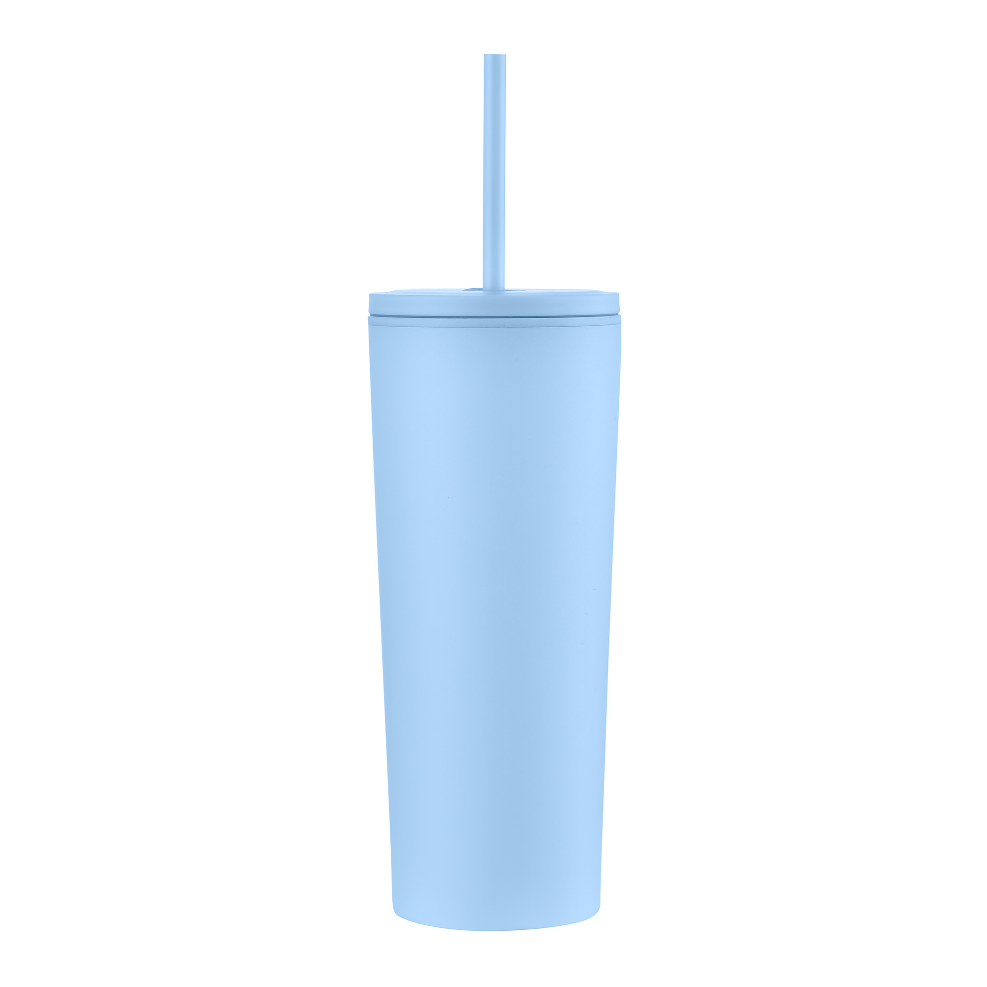 Picture of 24 Oz. Double Wall Mug w/Straw