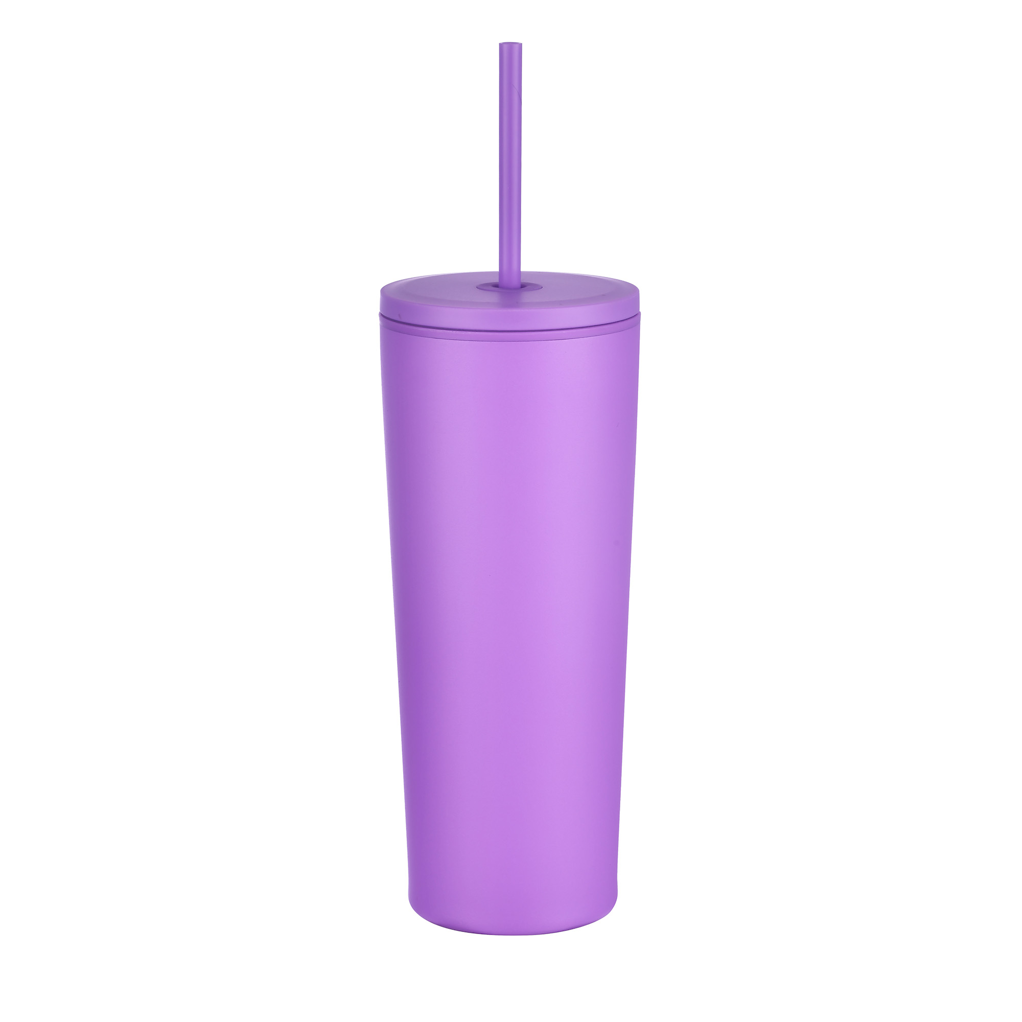 Picture of 24 Oz. Double Wall Mug w/Straw