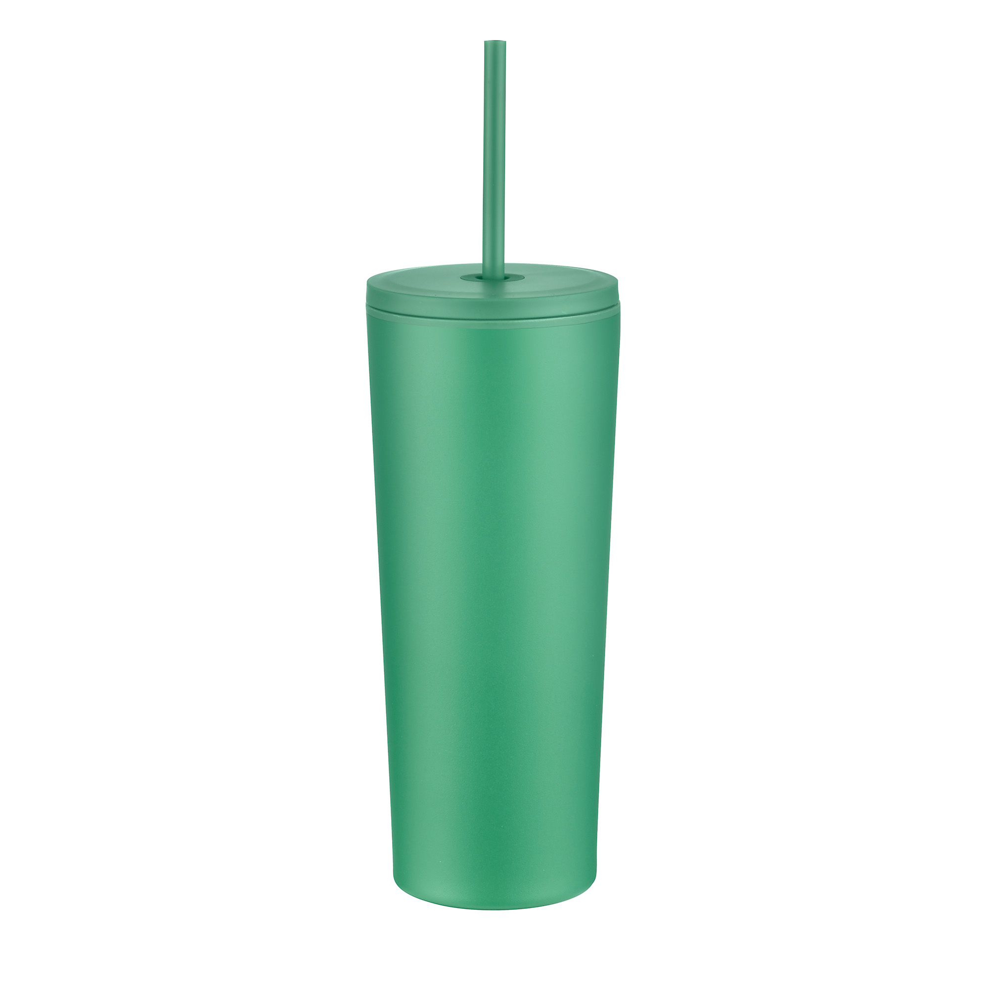Picture of 24 Oz. Double Wall Mug w/Straw