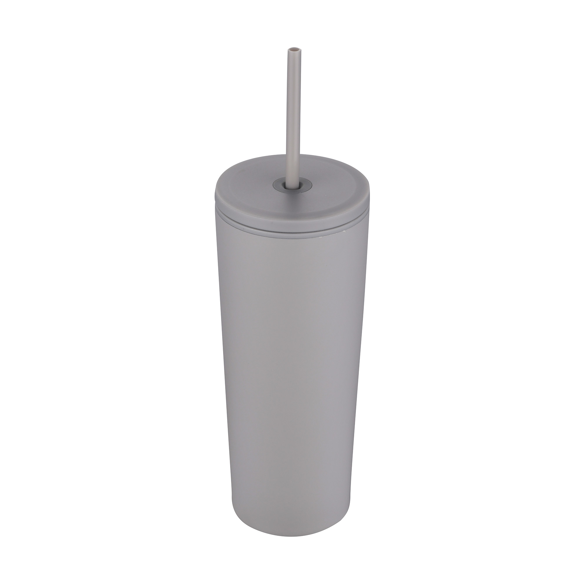 Picture of 24 Oz. Double Wall Mug w/Straw