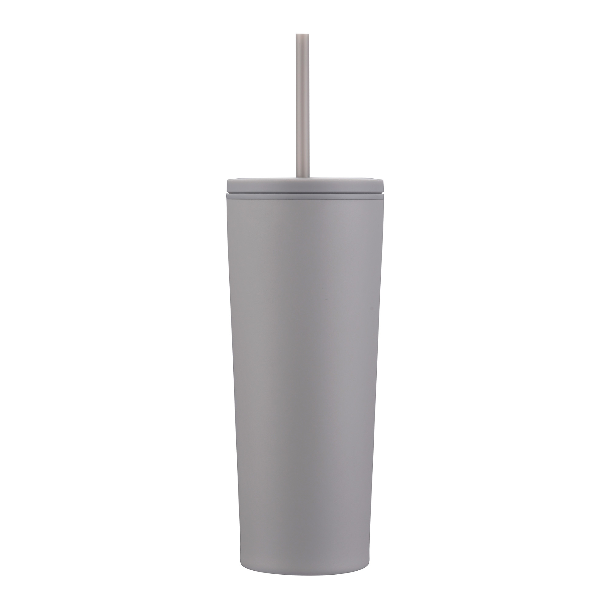 Picture of 24 Oz. Double Wall Mug w/Straw