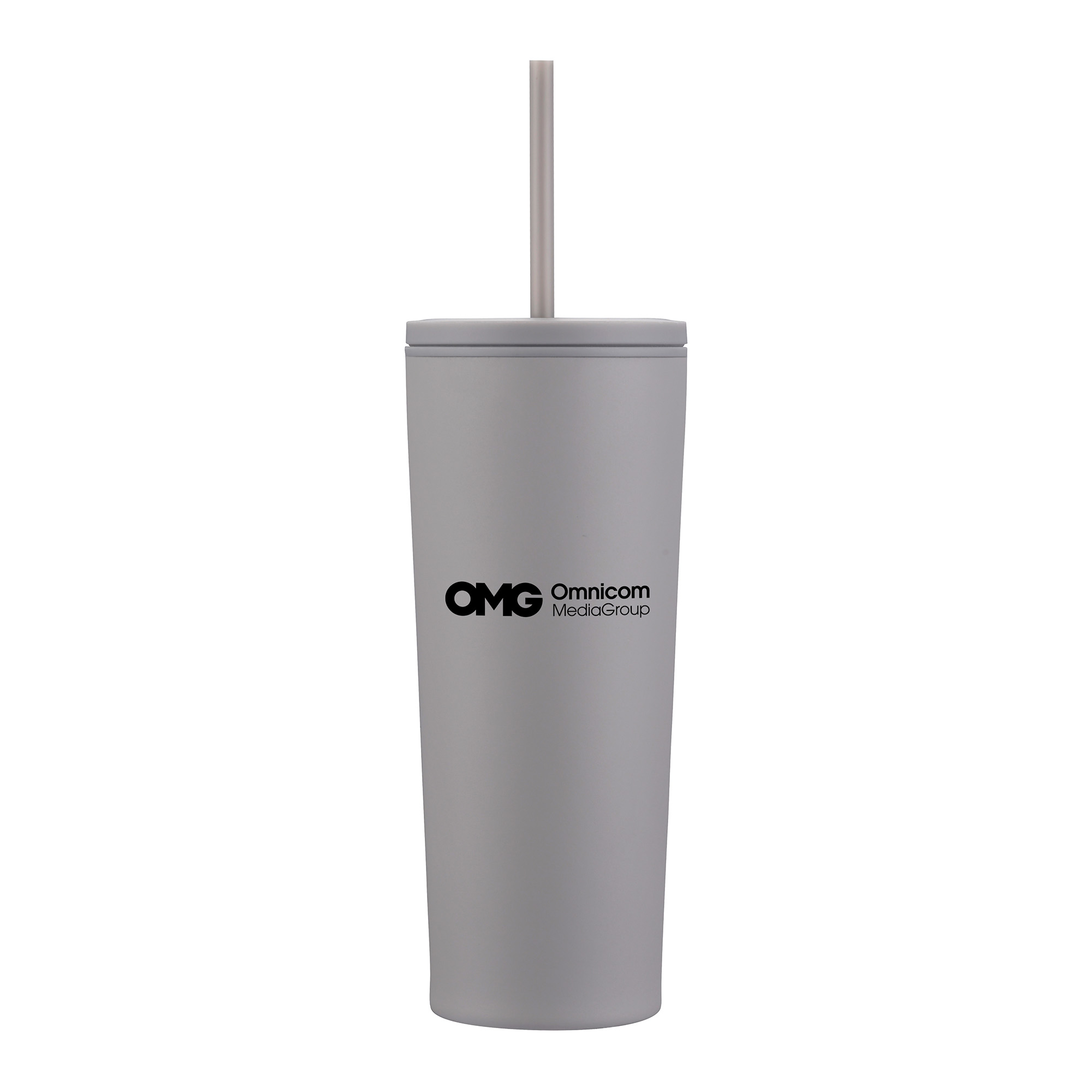 Picture of 24 Oz. Double Wall Mug w/Straw