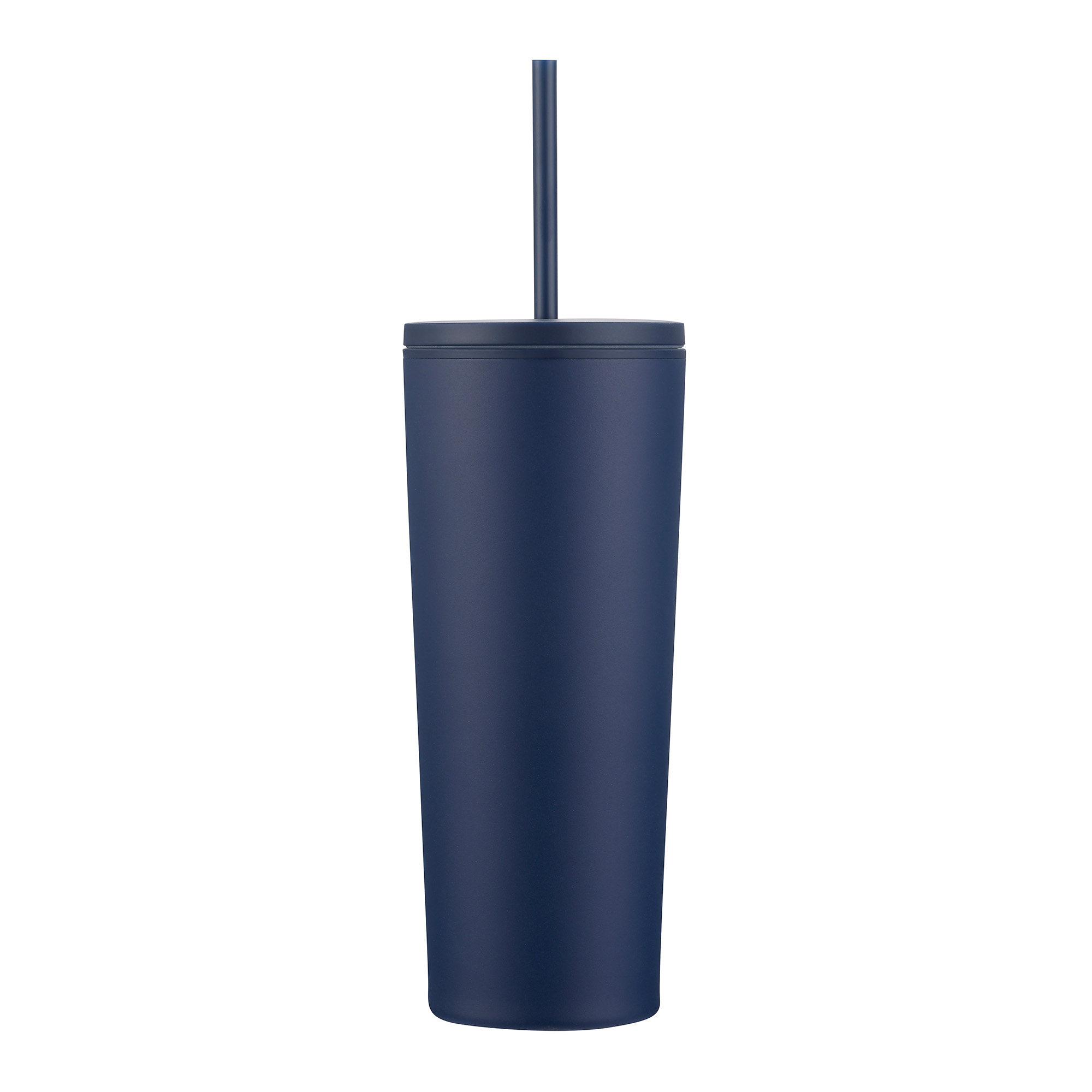 Picture of 24 Oz. Double Wall Mug w/Straw