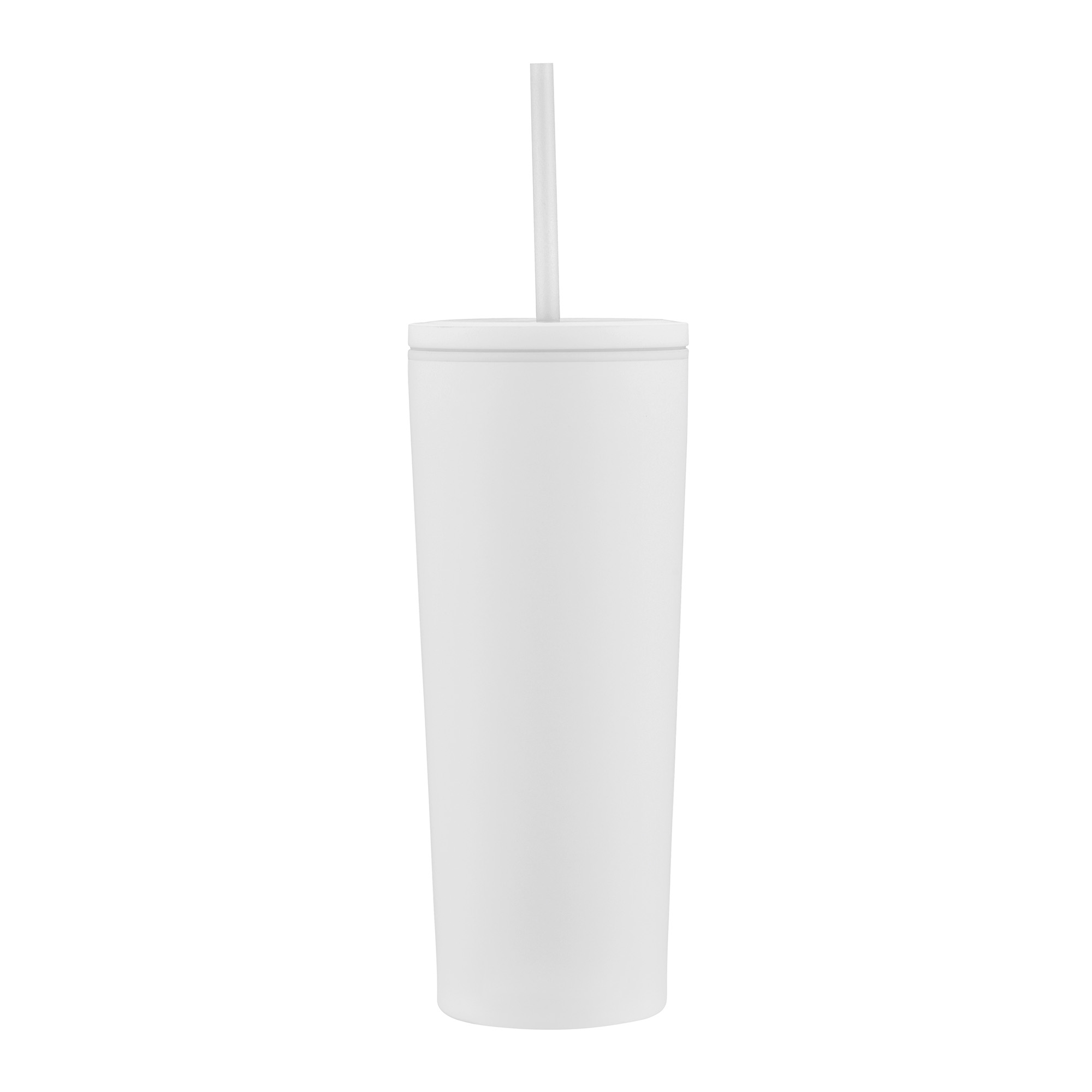 Picture of 24 Oz. Double Wall Mug w/Straw