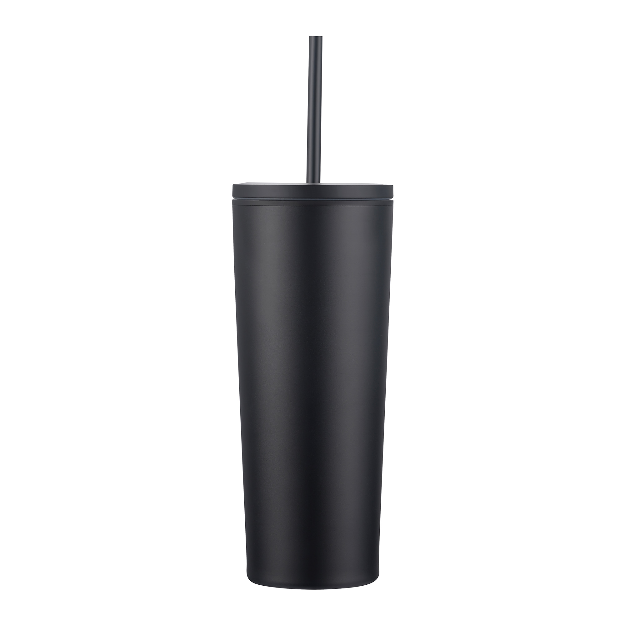 Picture of 24 Oz. Double Wall Mug w/Straw