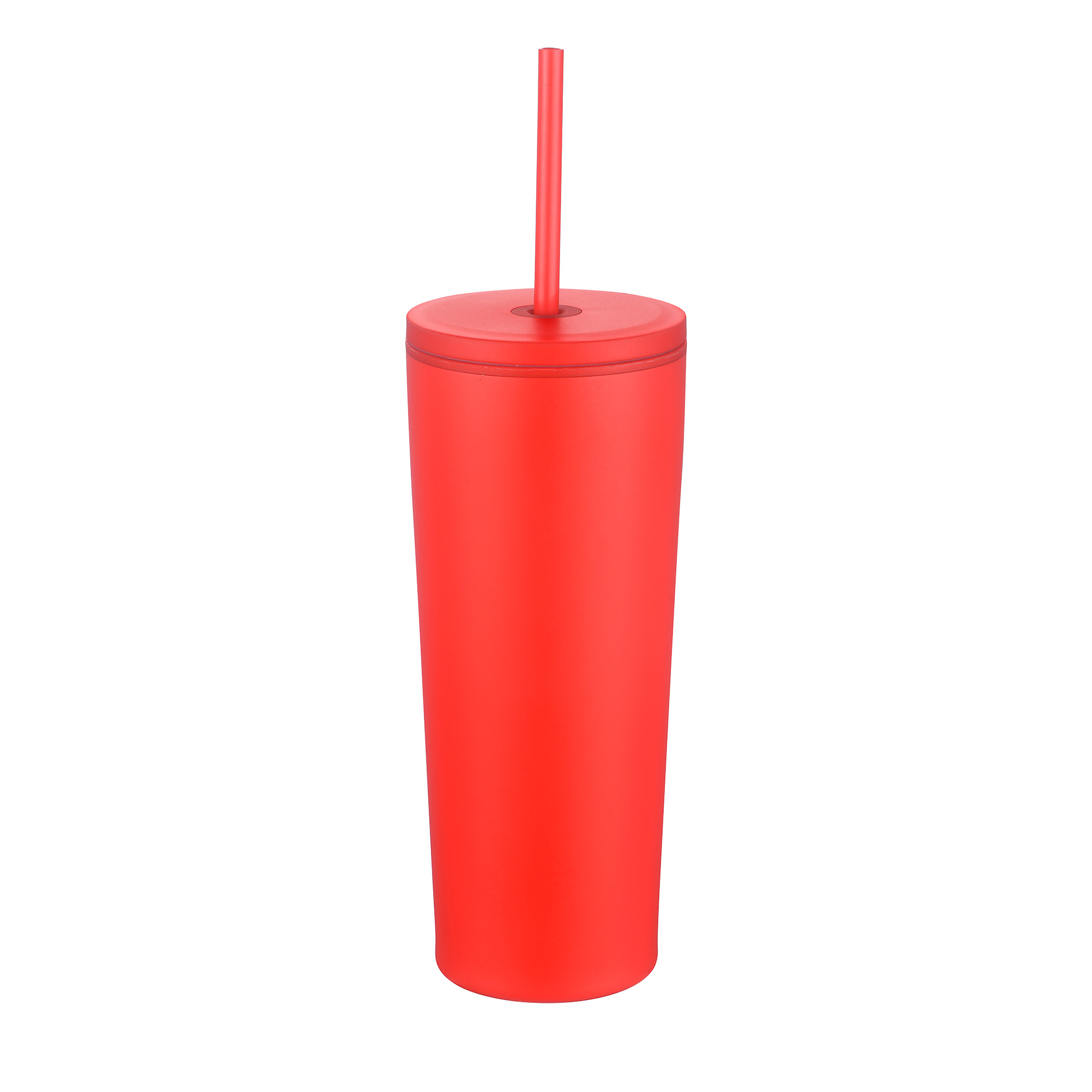 Picture of 24 Oz. Double Wall Mug w/Straw