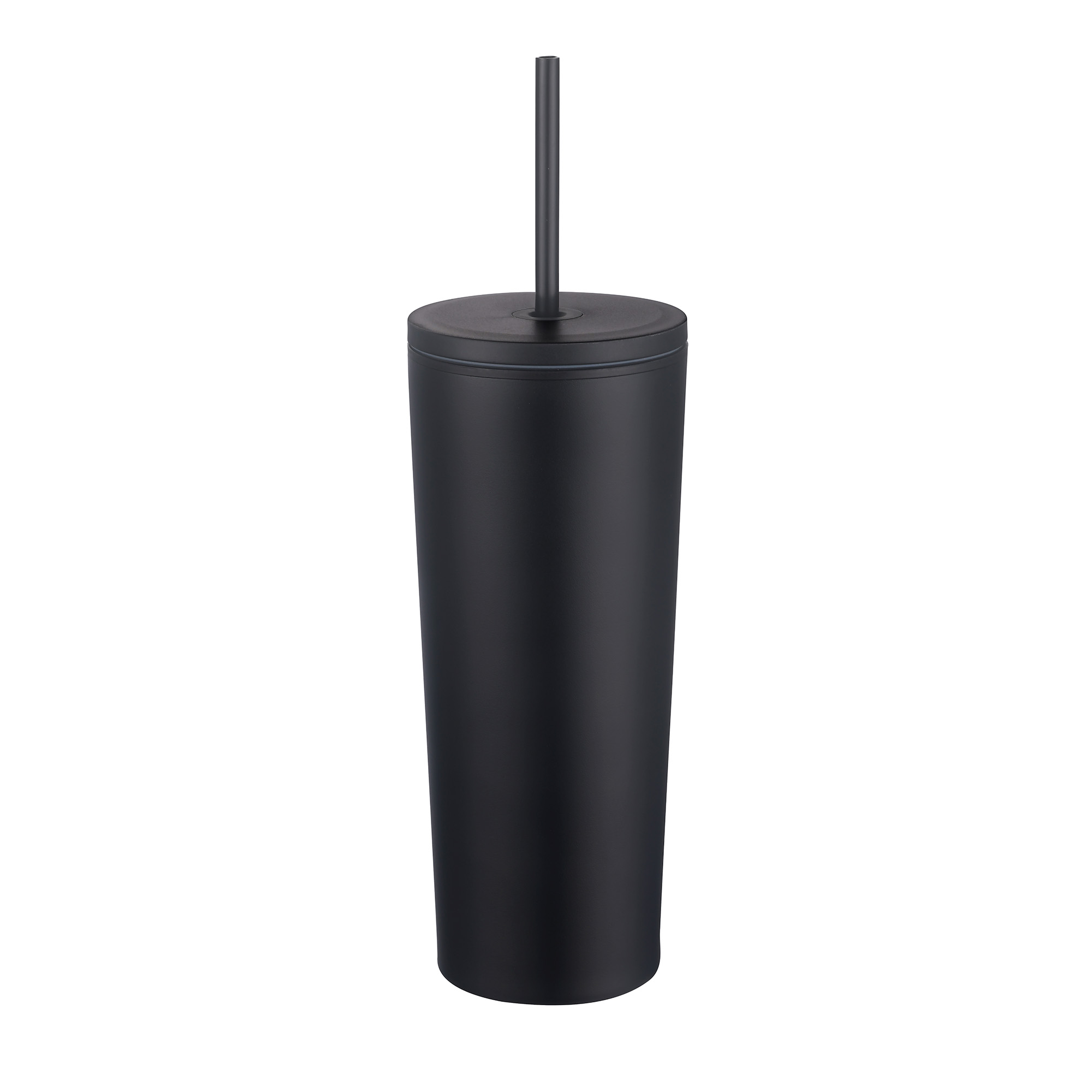 Picture of 24 Oz. Double Wall Mug w/Straw