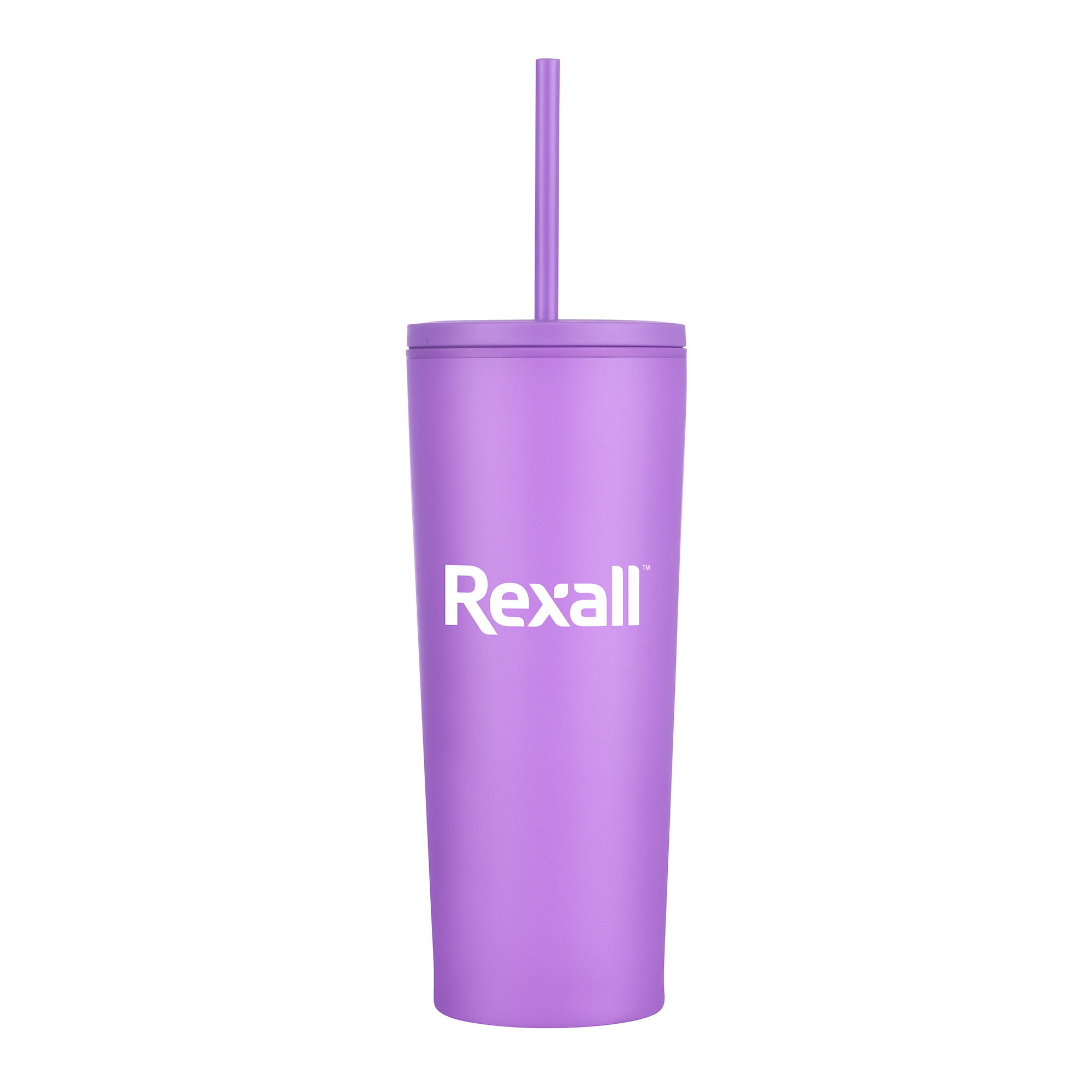 Picture of 24 Oz. Double Wall Mug w/Straw