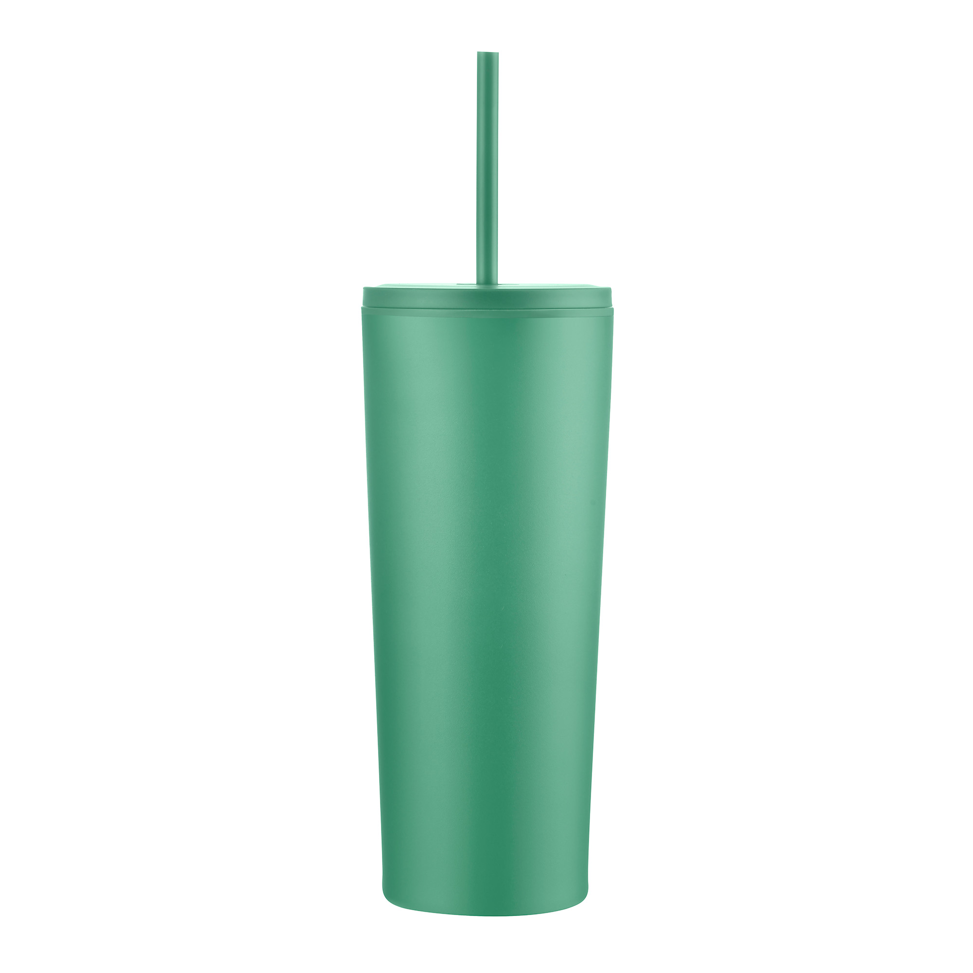 Picture of 24 Oz. Double Wall Mug w/Straw