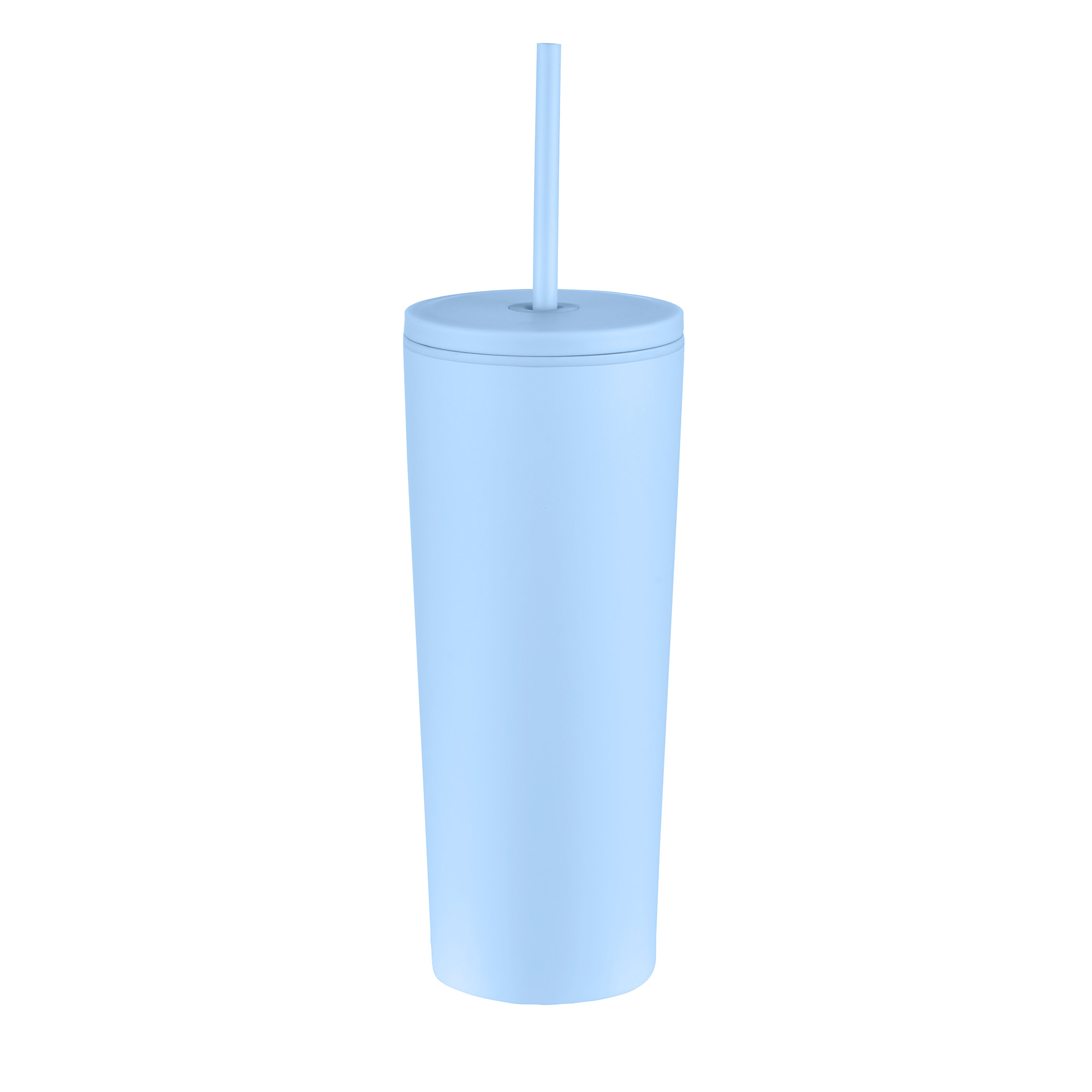 Picture of 24 Oz. Double Wall Mug w/Straw