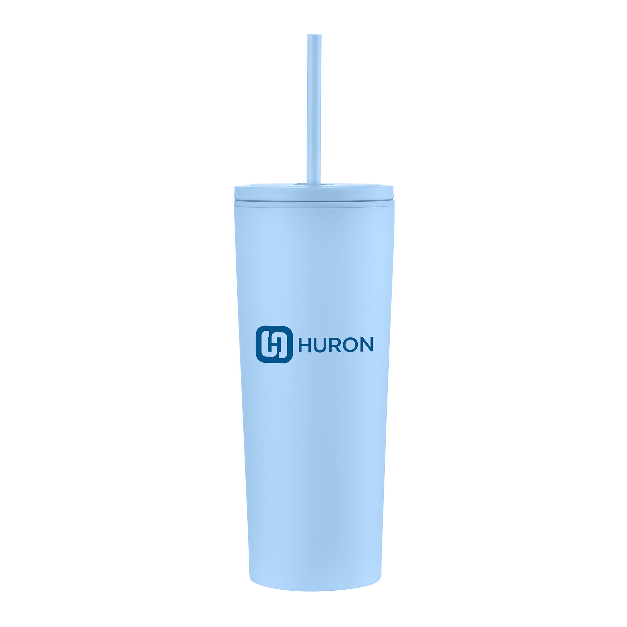 Picture of 24 Oz. Double Wall Mug w/Straw