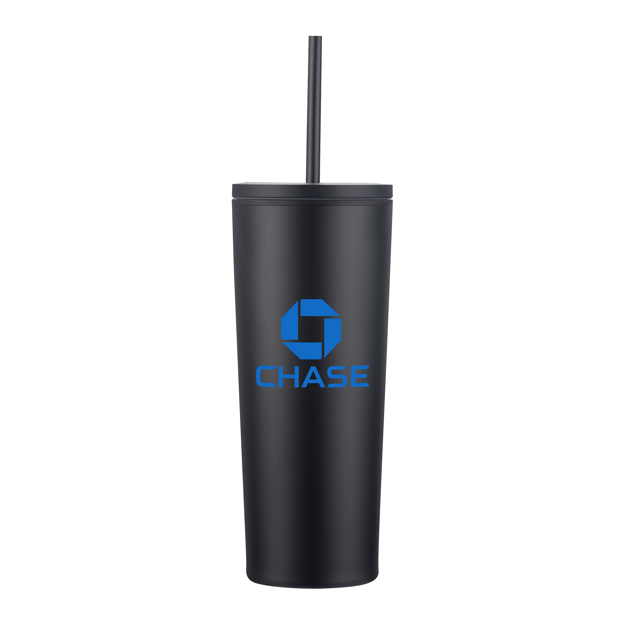 Picture of 24 Oz. Double Wall Mug w/Straw