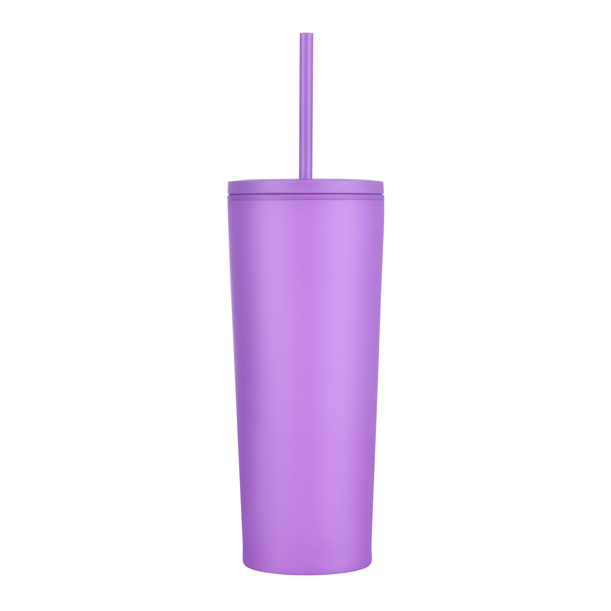 Picture of 24 Oz. Double Wall Mug w/Straw