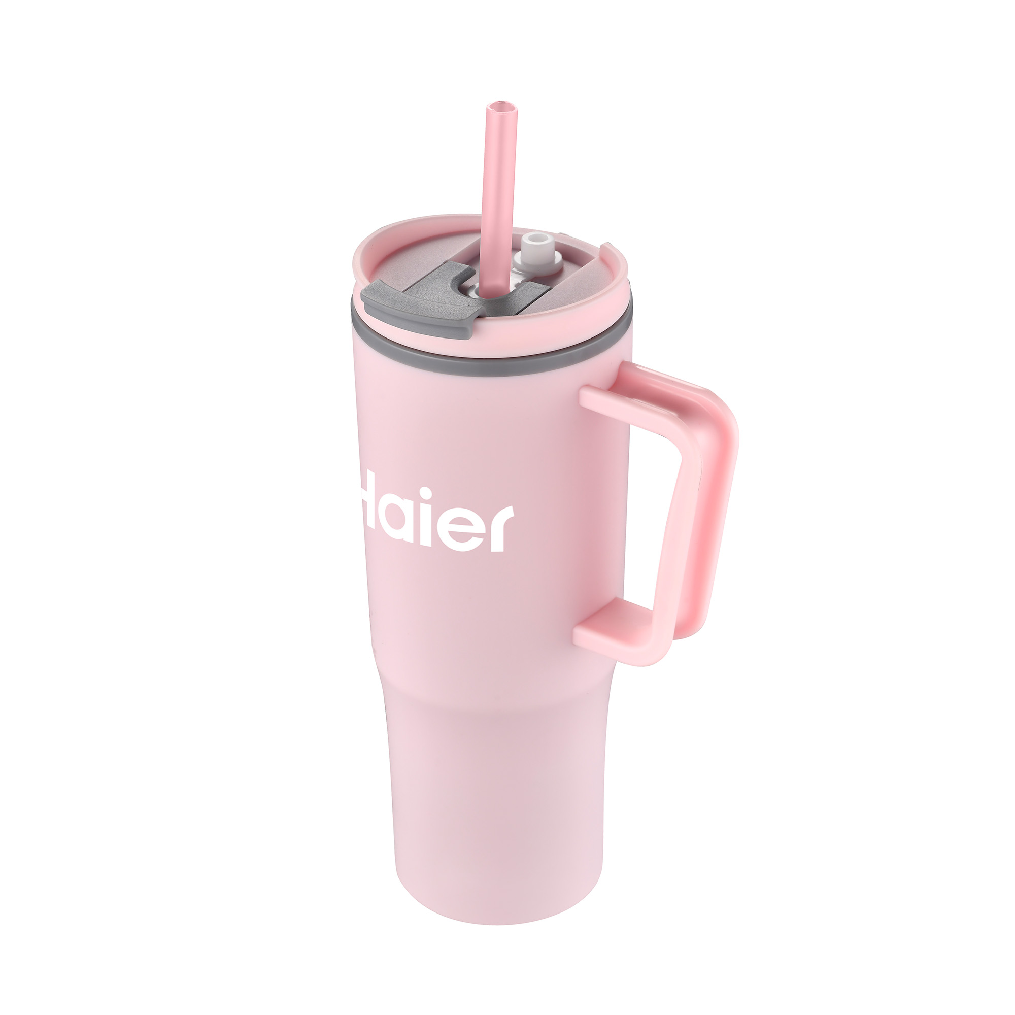 Picture of 30 Oz. Double Wall Mug w/Handle and Straw