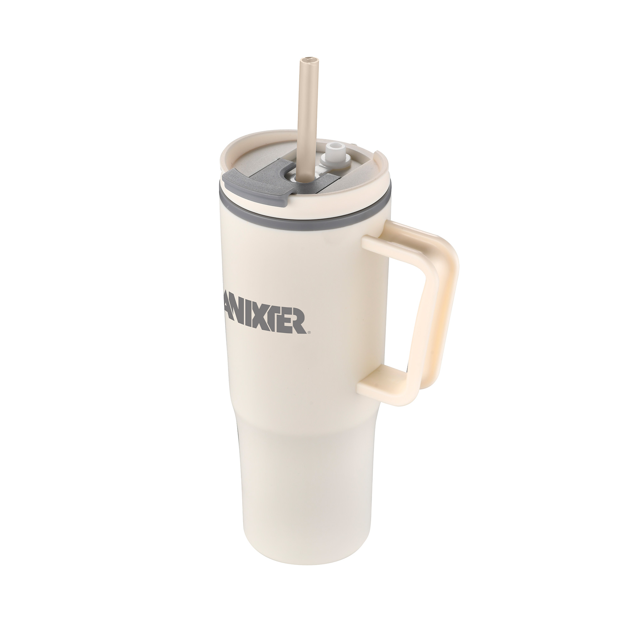Picture of 30 Oz. Double Wall Mug w/Handle and Straw