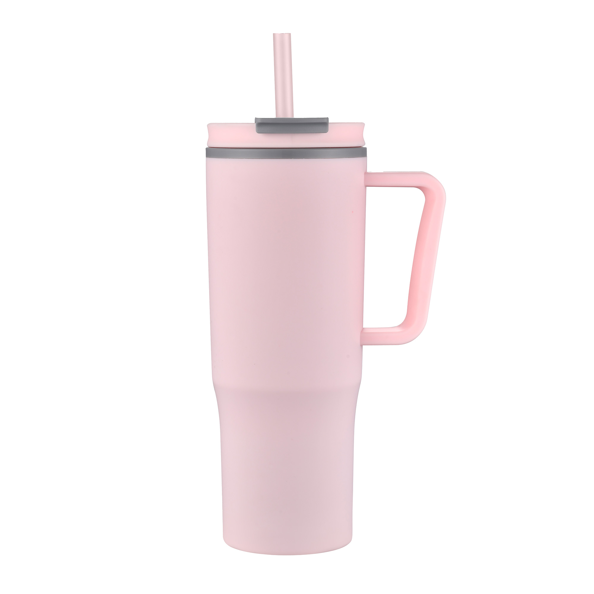 Picture of 30 Oz. Double Wall Mug w/Handle and Straw