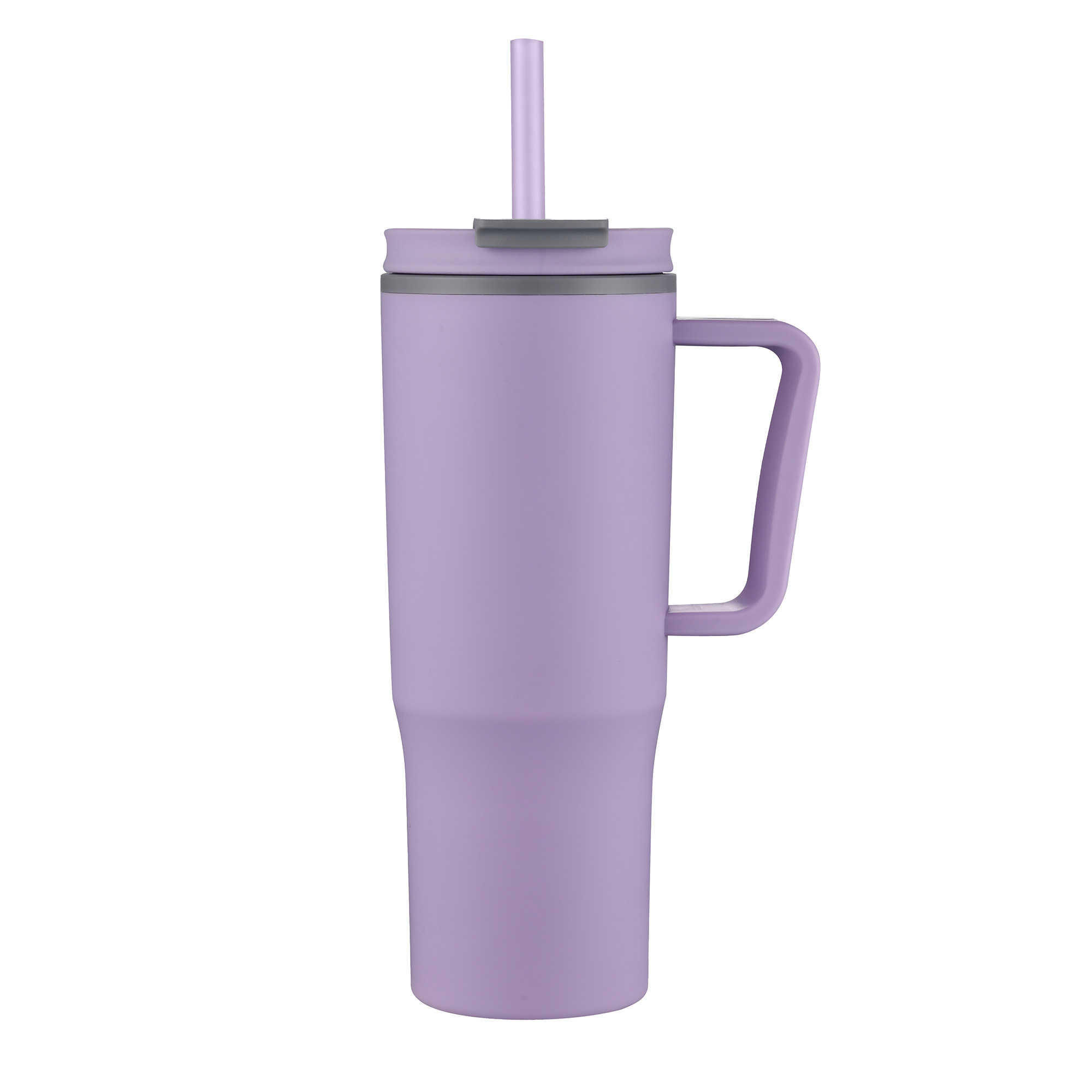 Picture of 30 Oz. Double Wall Mug w/Handle and Straw
