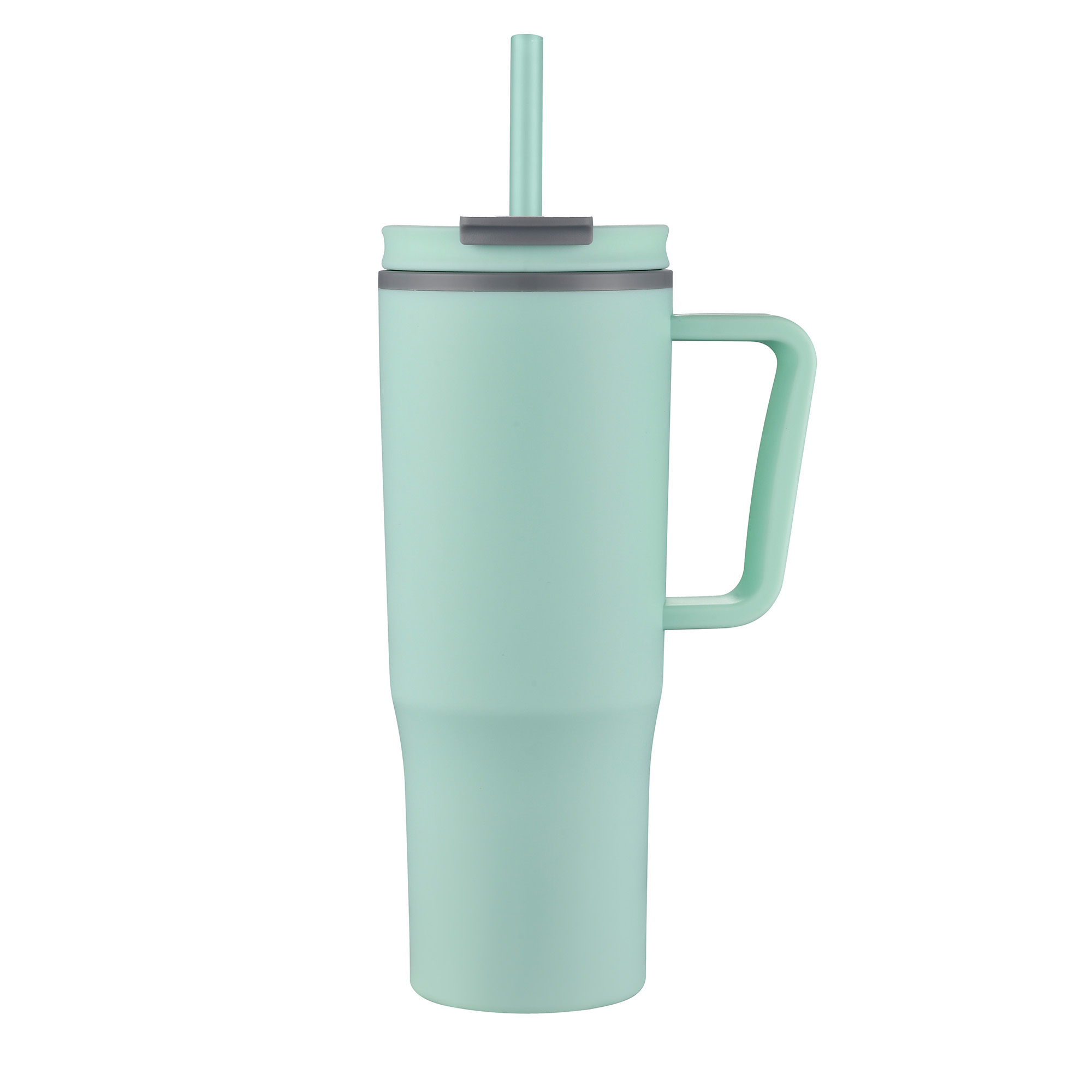 Picture of 30 Oz. Double Wall Mug w/Handle and Straw