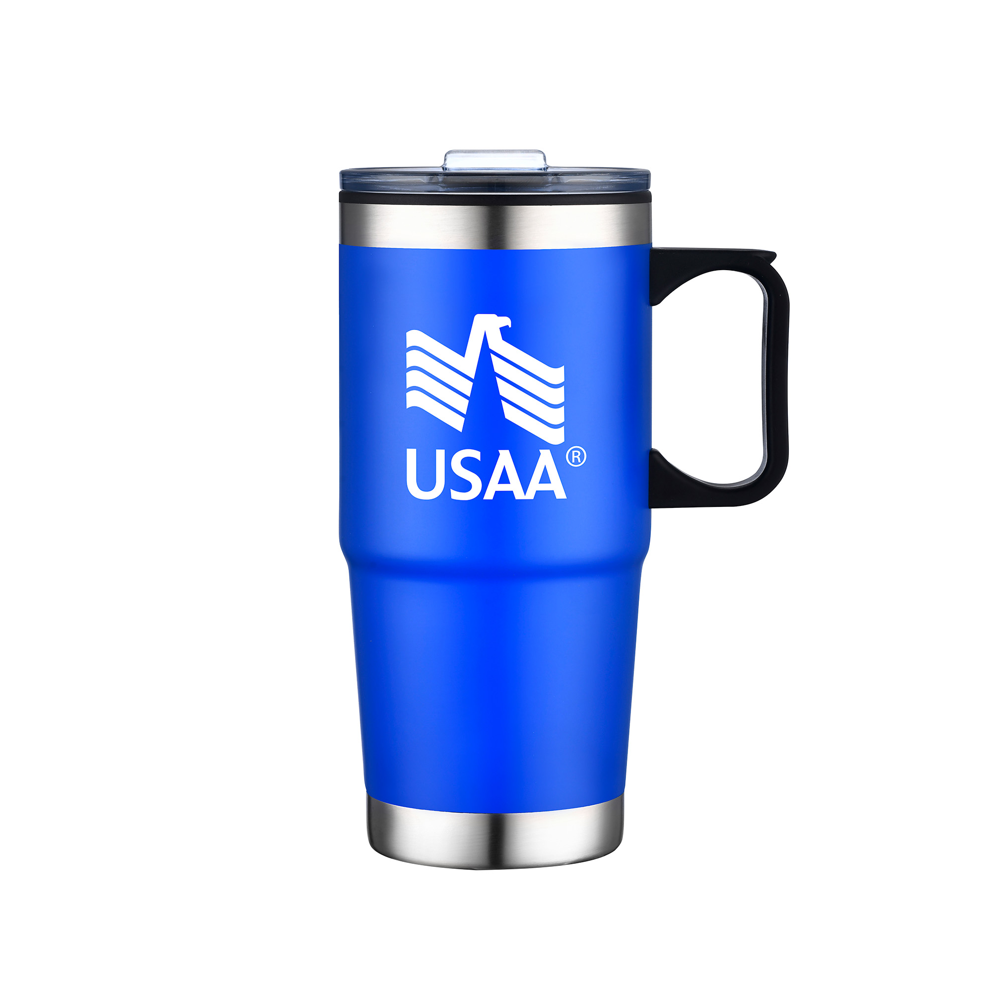 Picture of 24 Oz. Double Wall Mug w/Clear Closure Lid and Handle