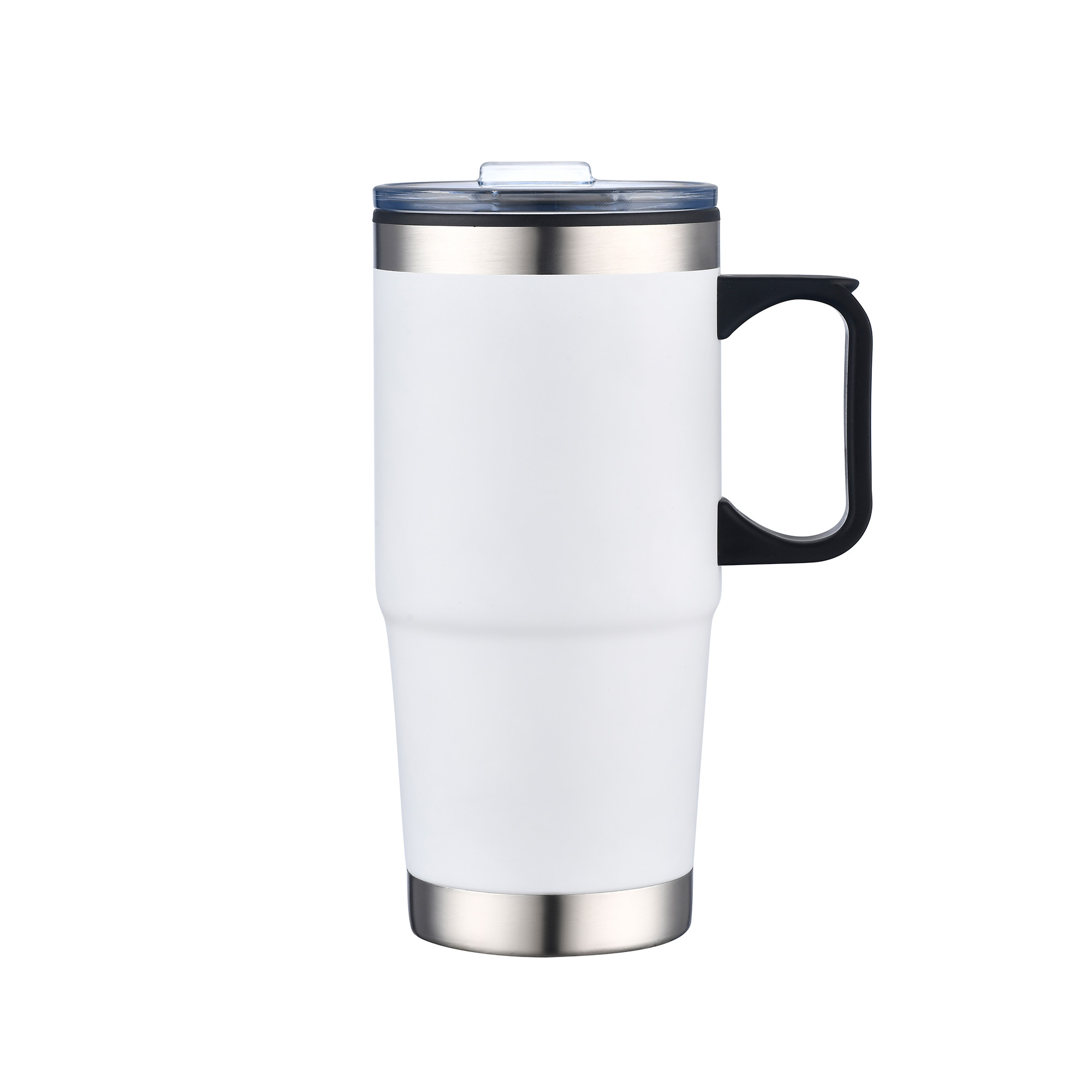 Picture of 24 Oz. Double Wall Mug w/Clear Closure Lid and Handle