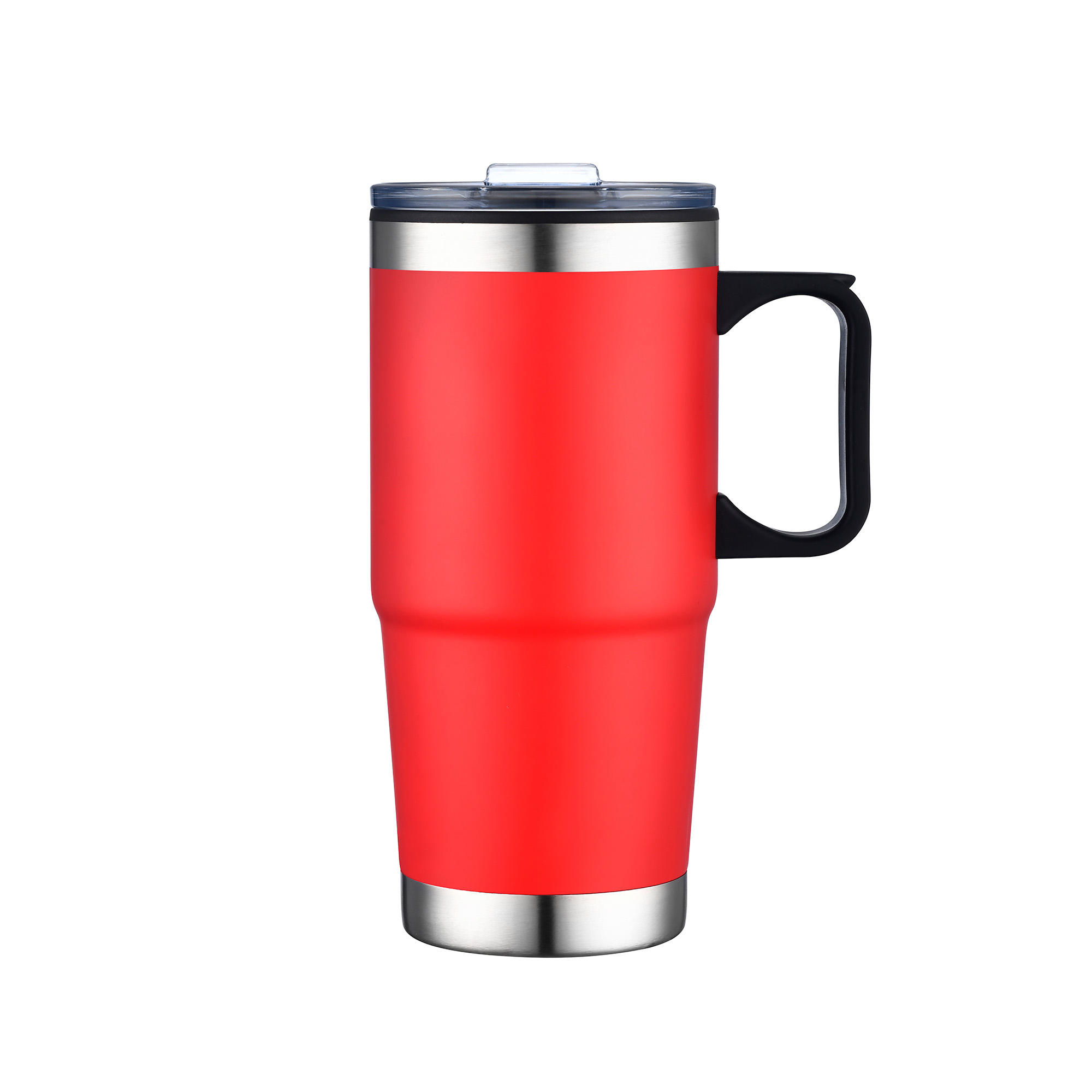 Picture of 24 Oz. Double Wall Mug w/Clear Closure Lid and Handle