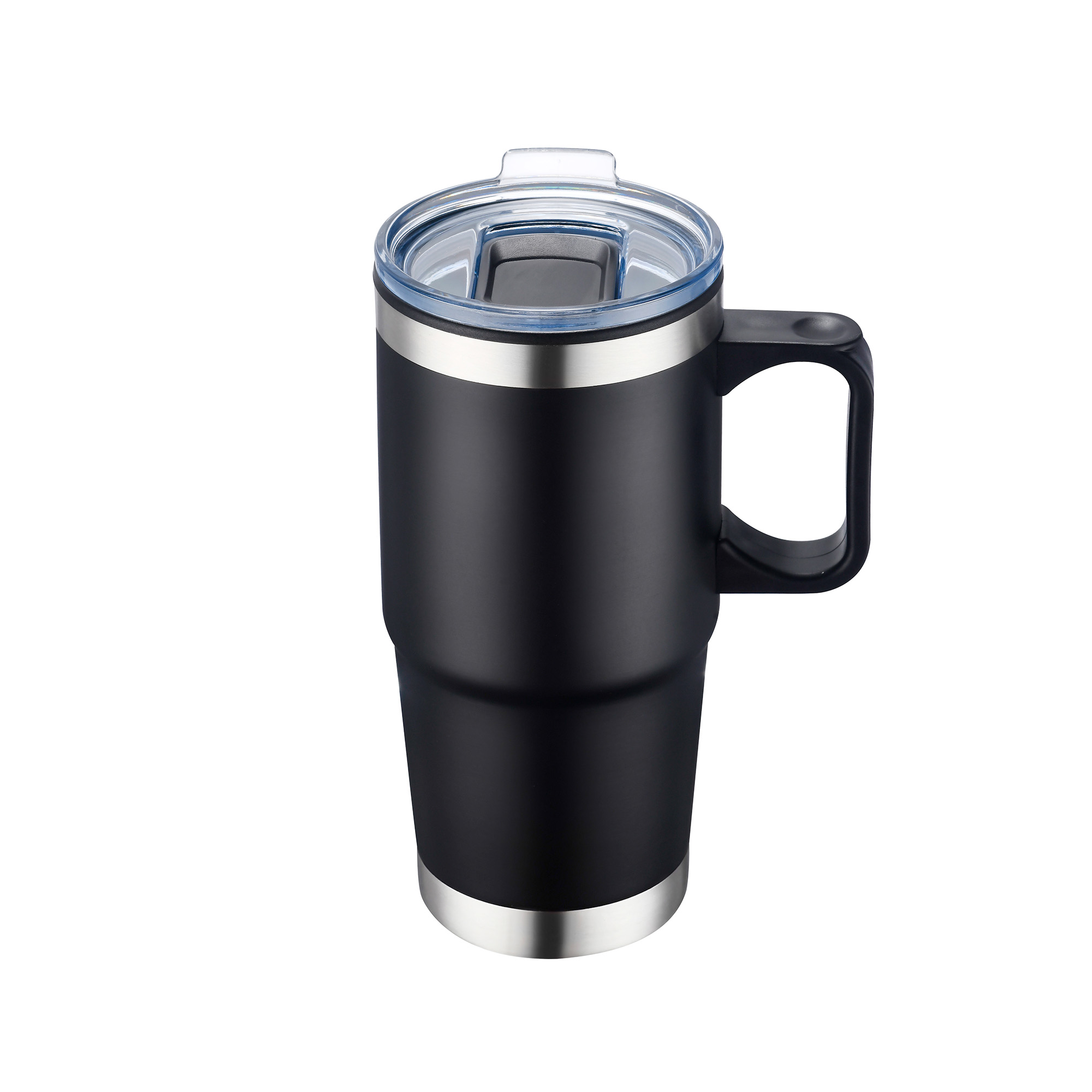 Picture of 24 Oz. Double Wall Mug w/Clear Closure Lid and Handle