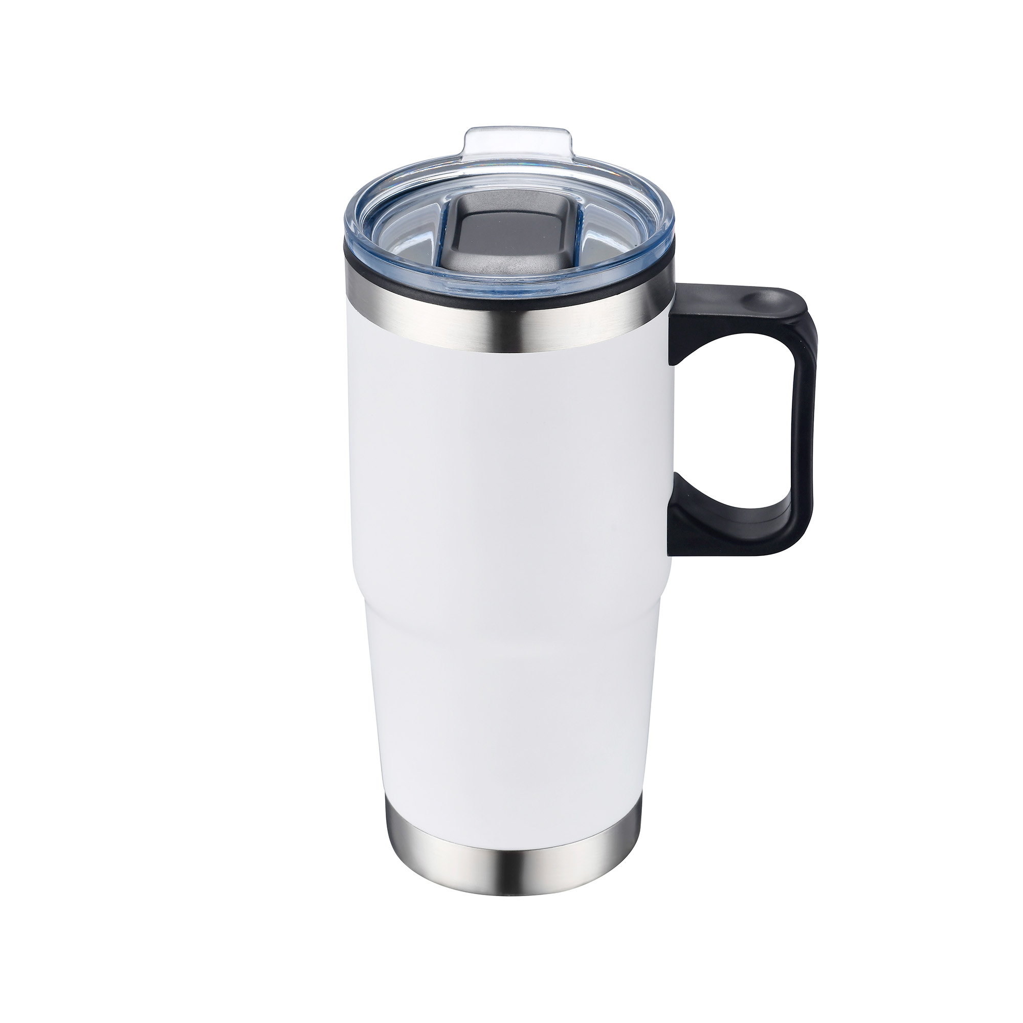 Picture of 24 Oz. Double Wall Mug w/Clear Closure Lid and Handle