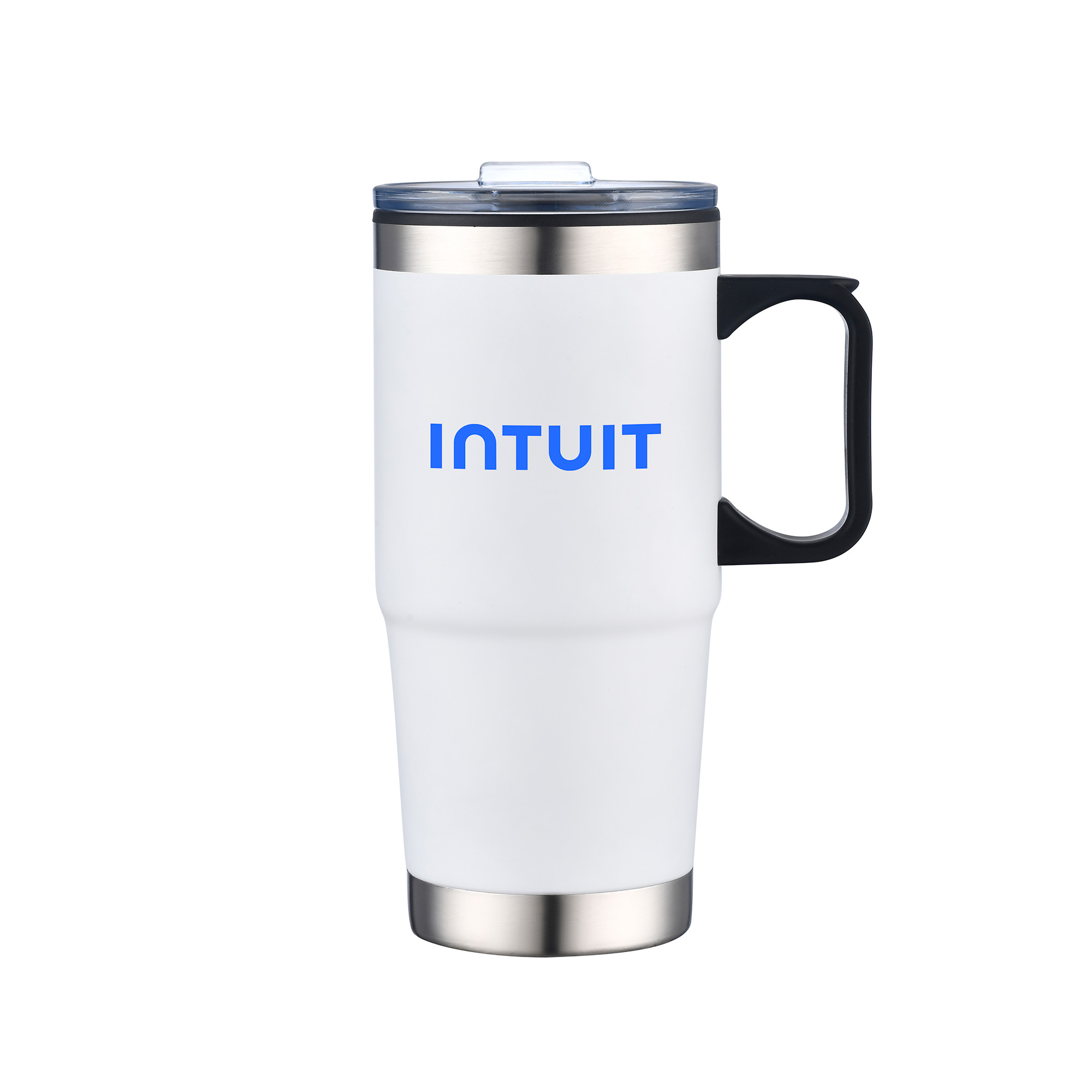 Picture of 24 Oz. Double Wall Mug w/Clear Closure Lid and Handle
