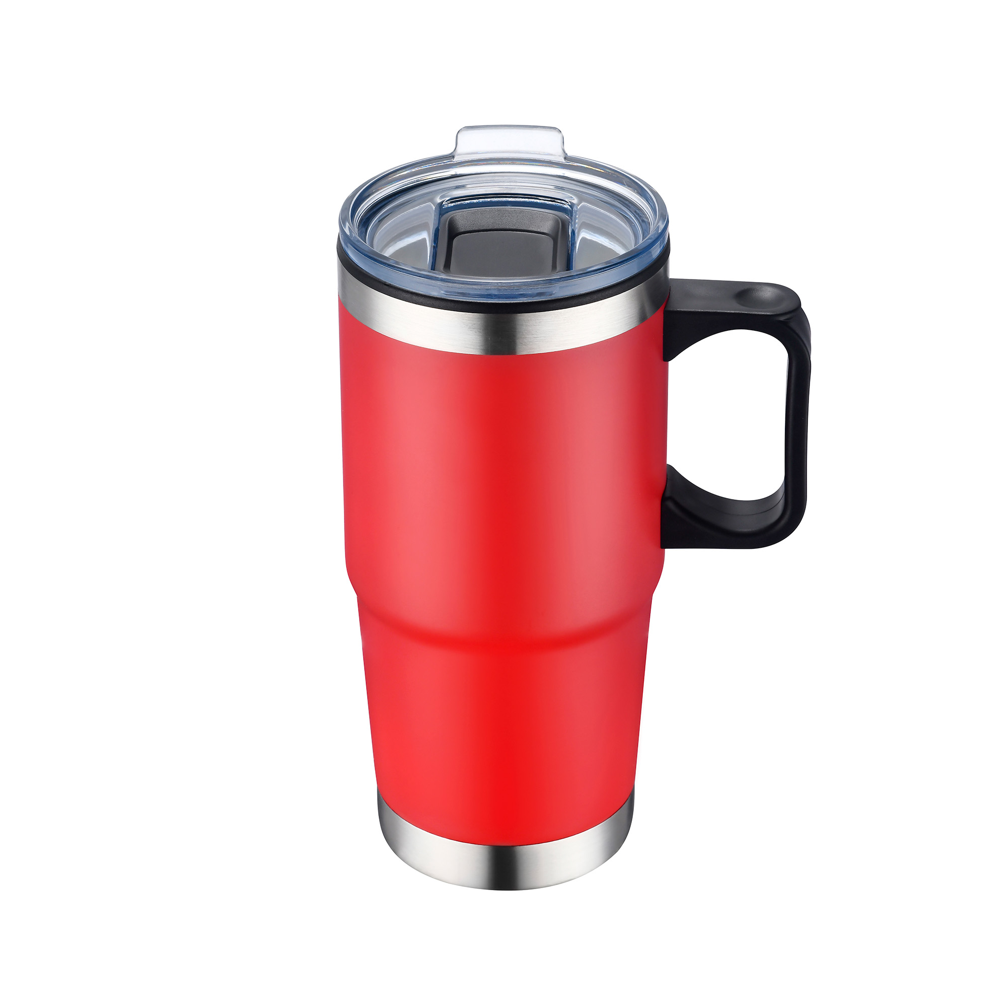 Picture of 24 Oz. Double Wall Mug w/Clear Closure Lid and Handle