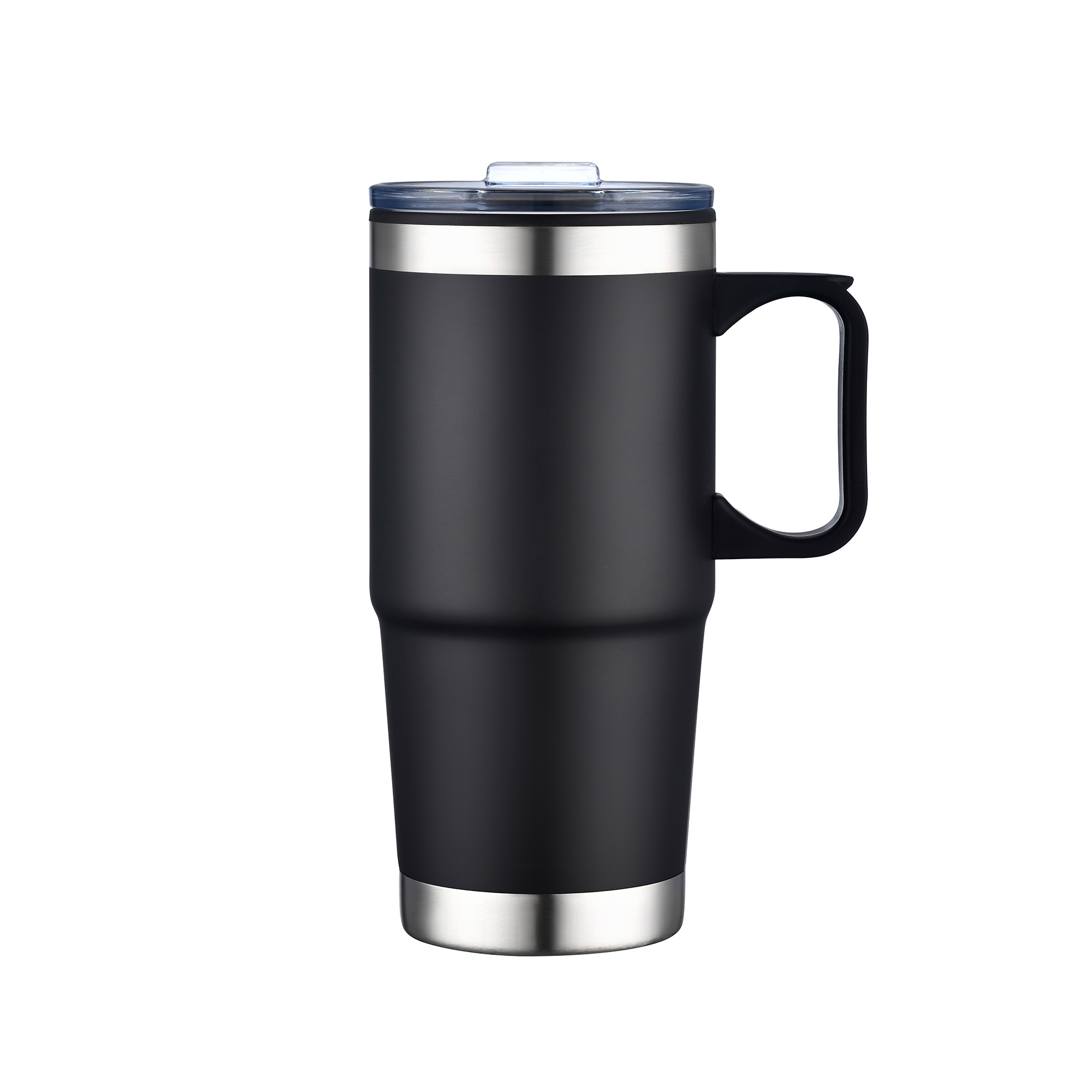 Picture of 24 Oz. Double Wall Mug w/Clear Closure Lid and Handle