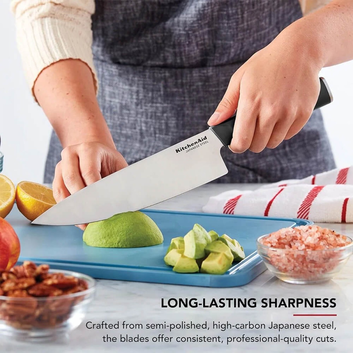 Picture of KitchenAid Classic 7-Piece Self-Sharpening Knife Block Set
