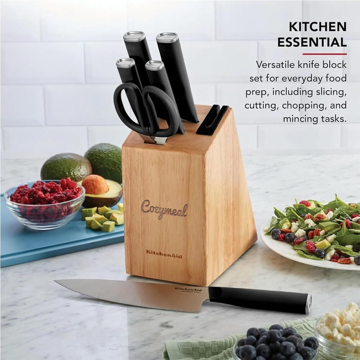 Picture of KitchenAid Classic 7-Piece Self-Sharpening Knife Block Set