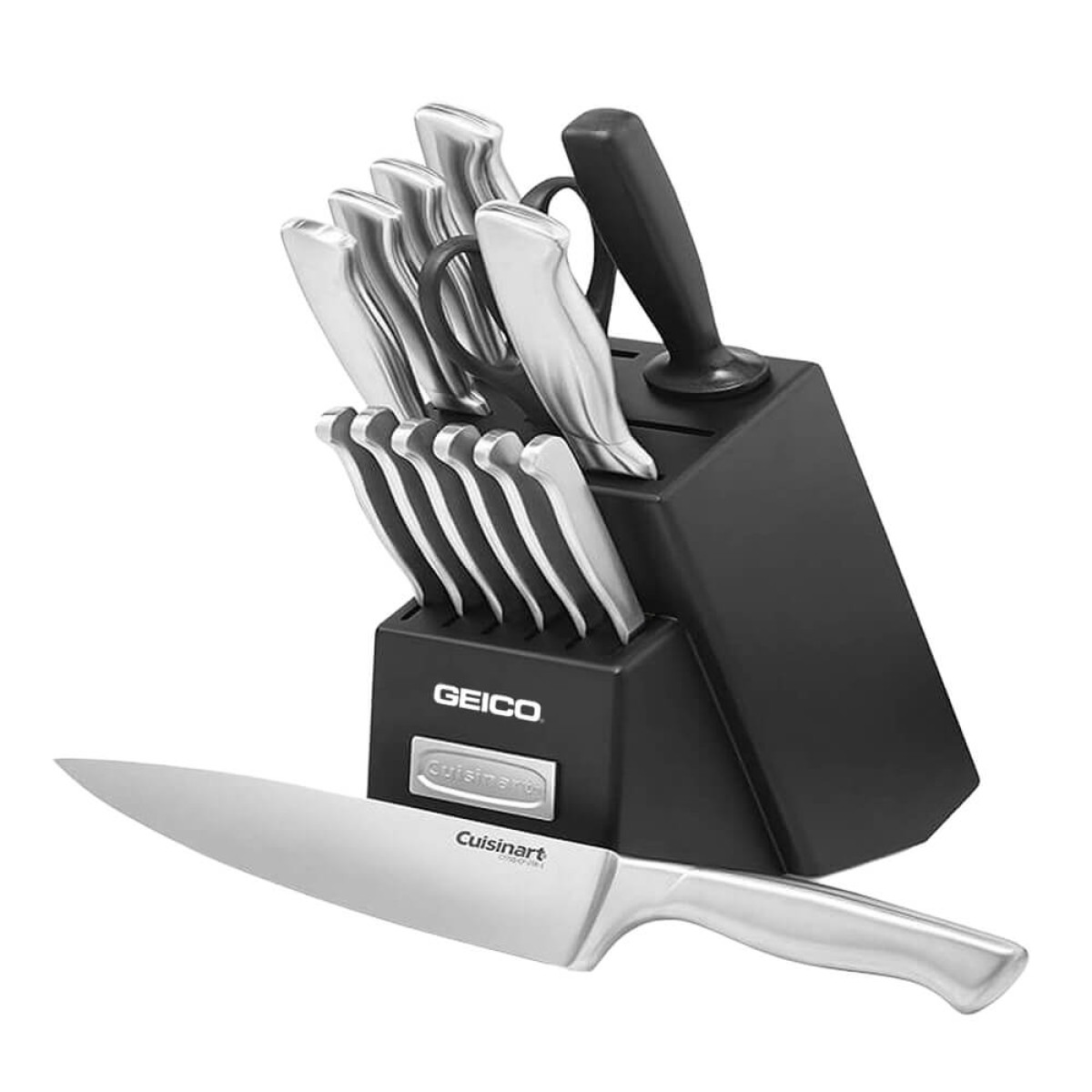 Picture of Cuisinart Stainless Steel Hollow Handle 15 Piece Knife Block Set