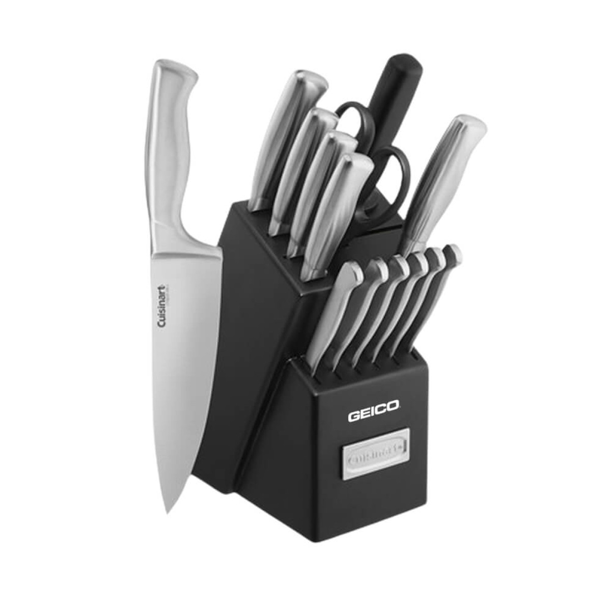 Picture of Cuisinart Stainless Steel Hollow Handle 15 Piece Knife Block Set