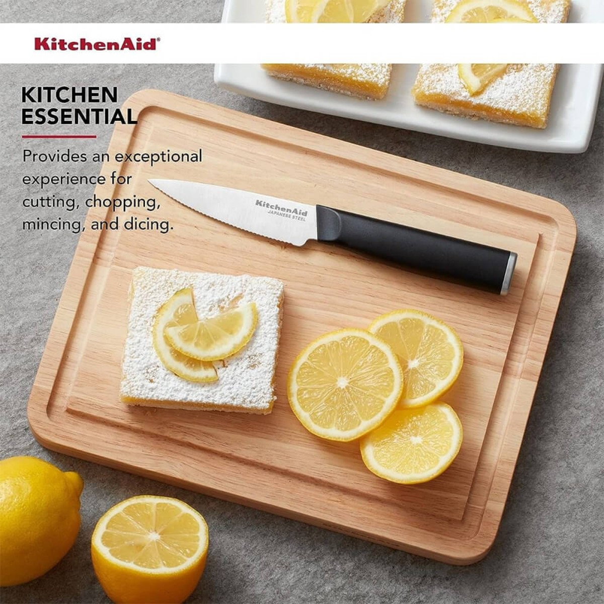 Picture of KitchenAid Classic Wood Cutting Board, 8×10-Inch, Natural