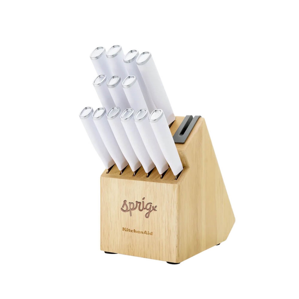 Picture of KitchenAid Slim Two-Tone Knife Block Set