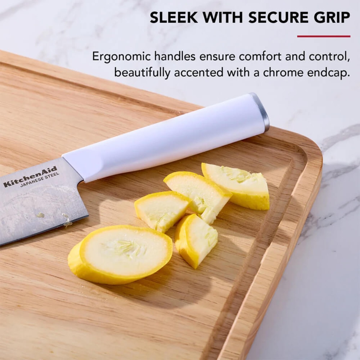 Picture of KitchenAid Slim Two-Tone Knife Block Set