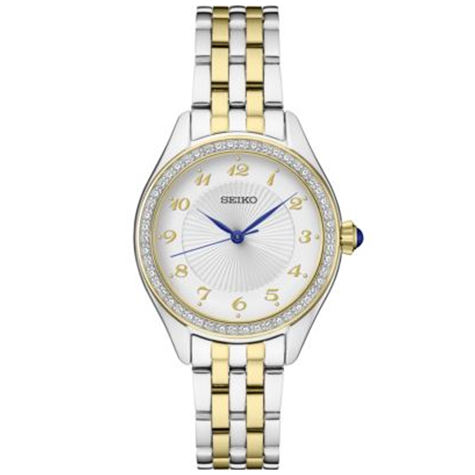 Picture of Seiko Ladies Crystal TT Silver Patterned