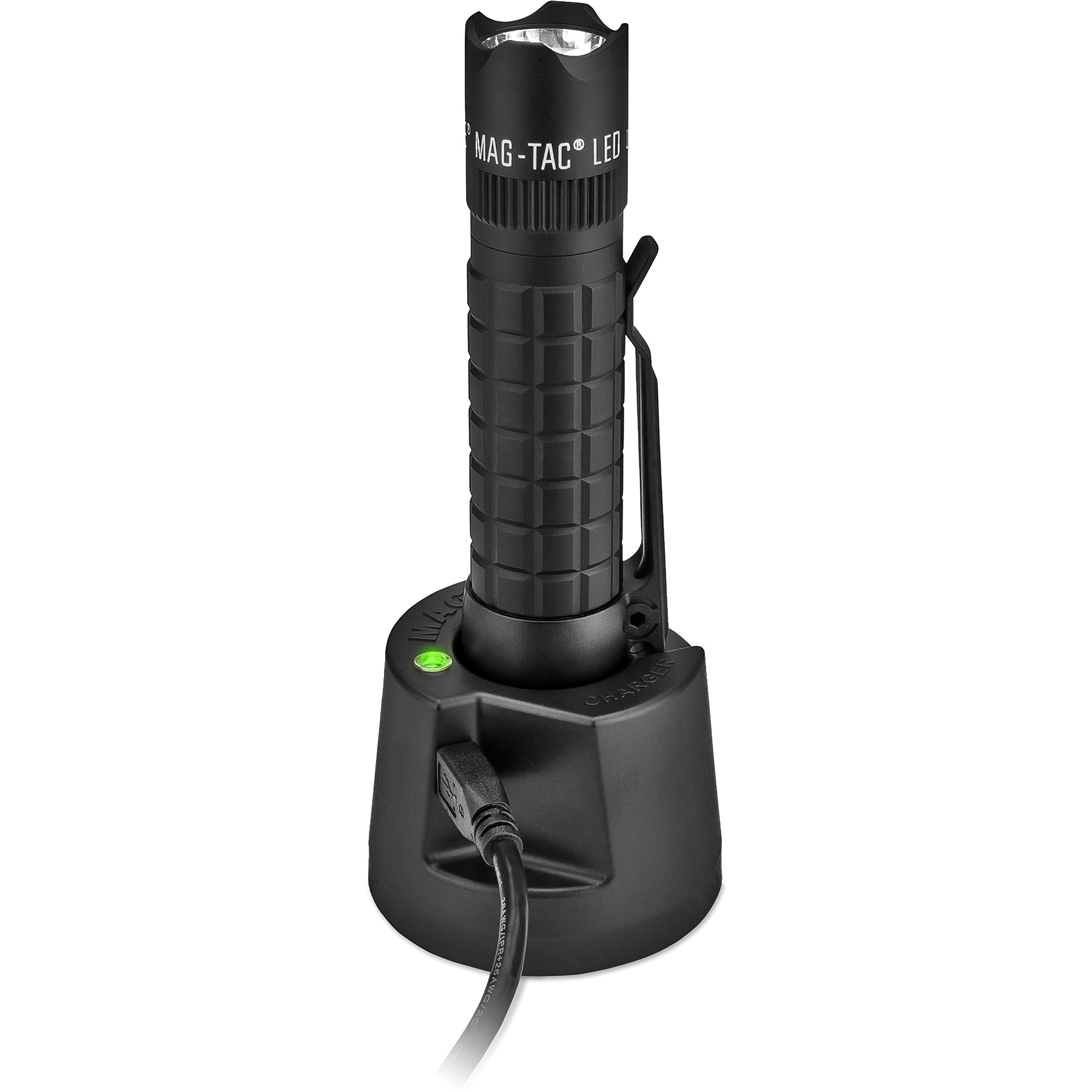 Picture of Maglite® MagTac LED Rechargeable Crowned Head Flashlight System