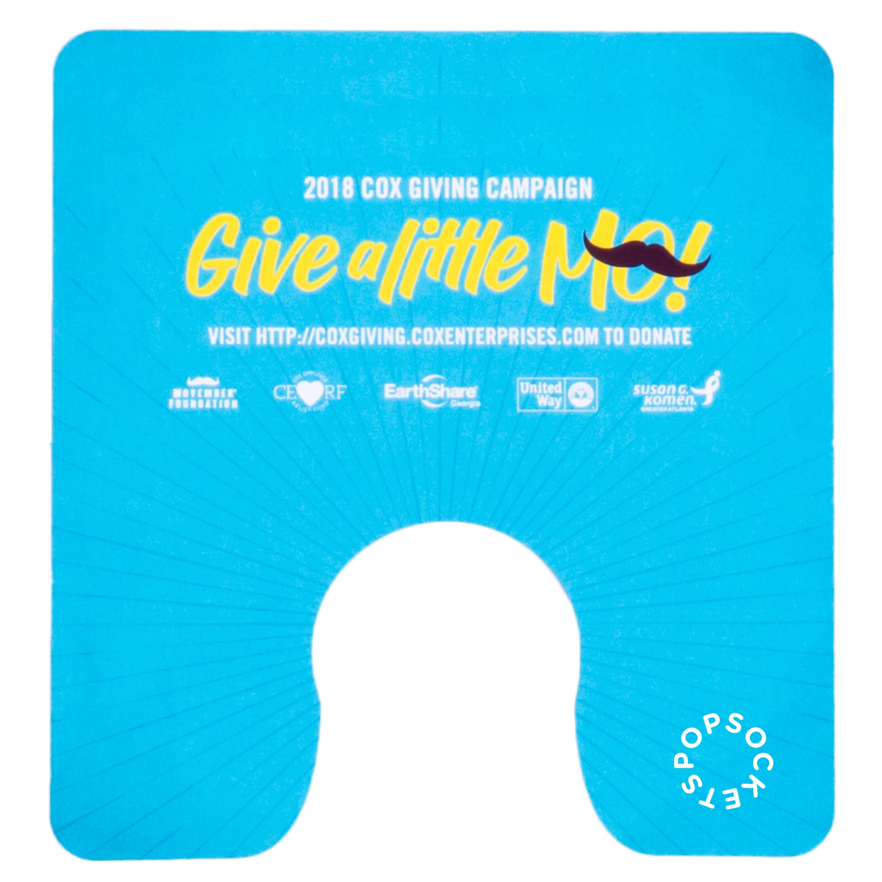 Picture of Custom Pop Grip Backer Card