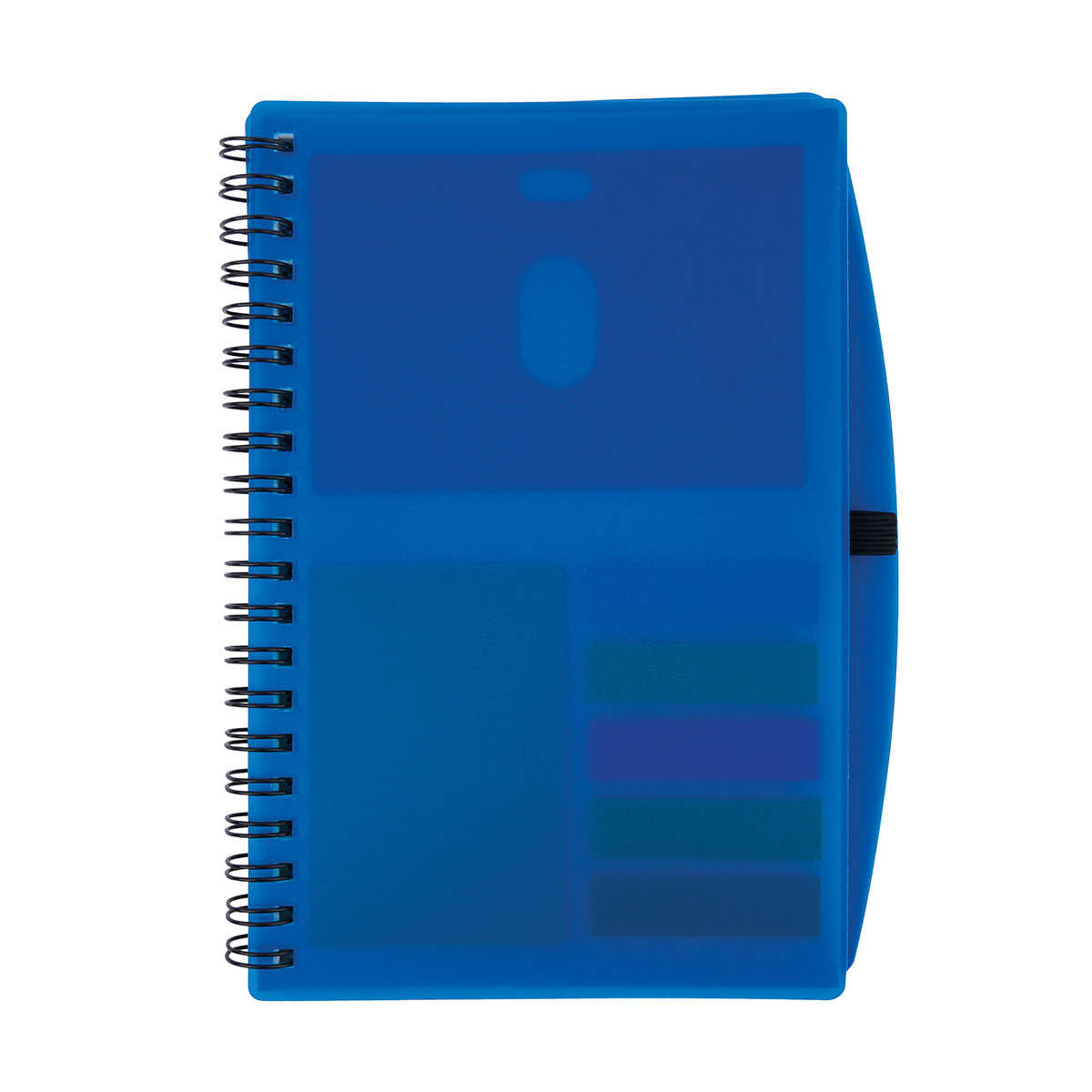 Picture of Bates Spiral FSC Notebook With Sticky Notes and Flags
