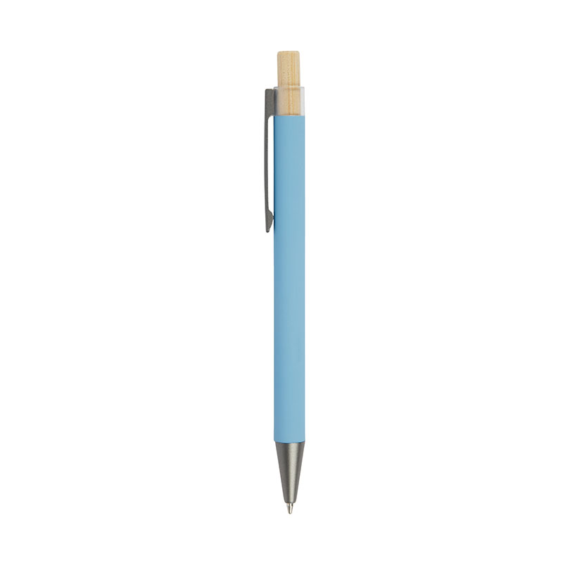 Picture of Arundi Recycled Aluminum Pen With Bamboo Plunger