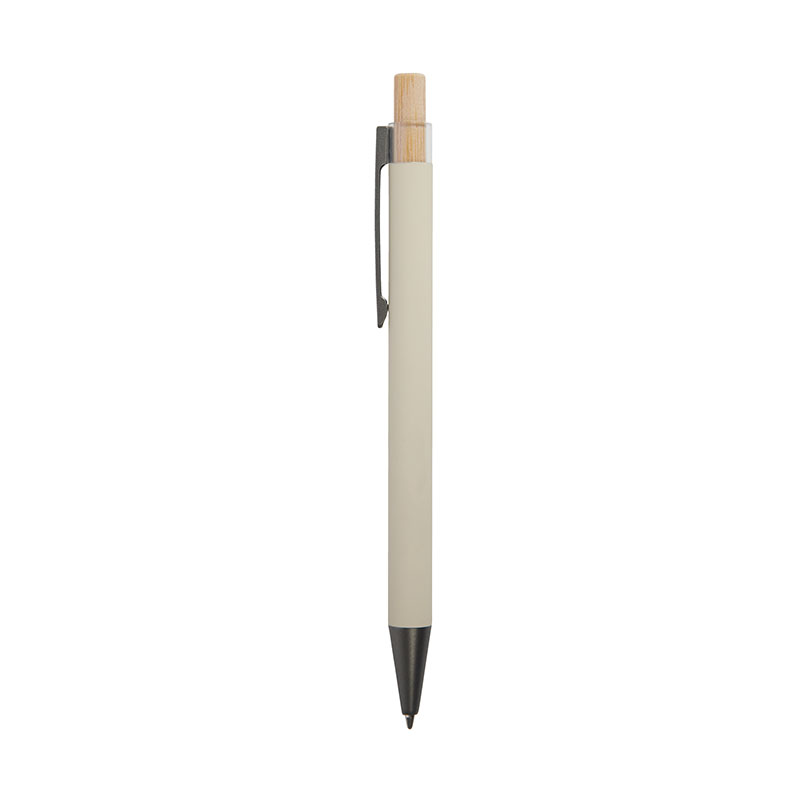 Picture of Arundi Recycled Aluminum Pen With Bamboo Plunger