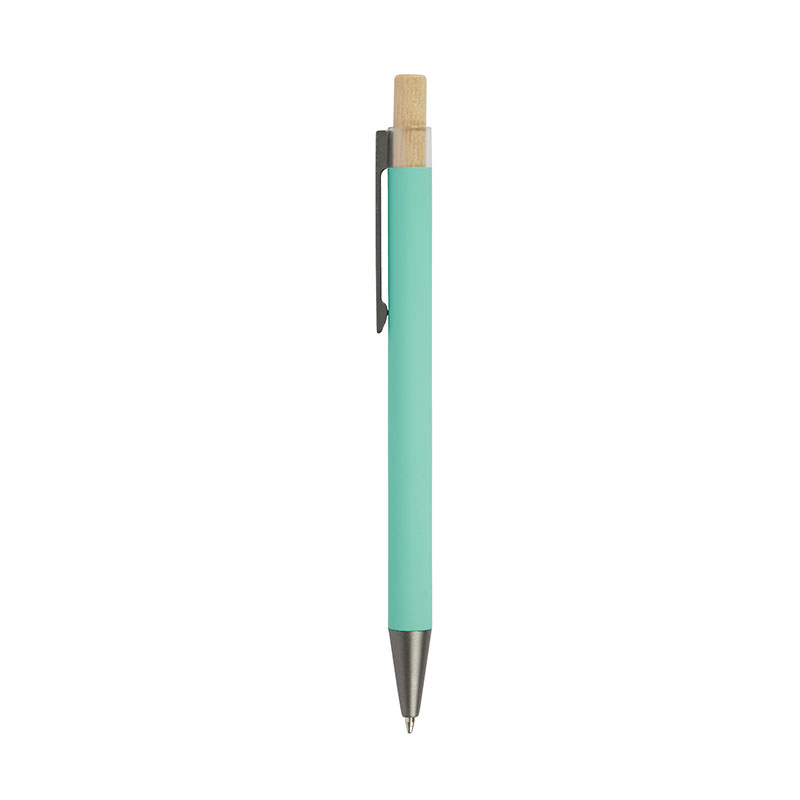 Picture of Arundi Recycled Aluminum Pen With Bamboo Plunger