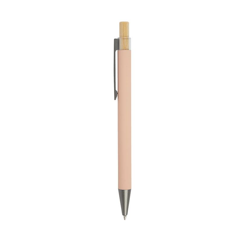 Picture of Arundi Recycled Aluminum Pen With Bamboo Plunger