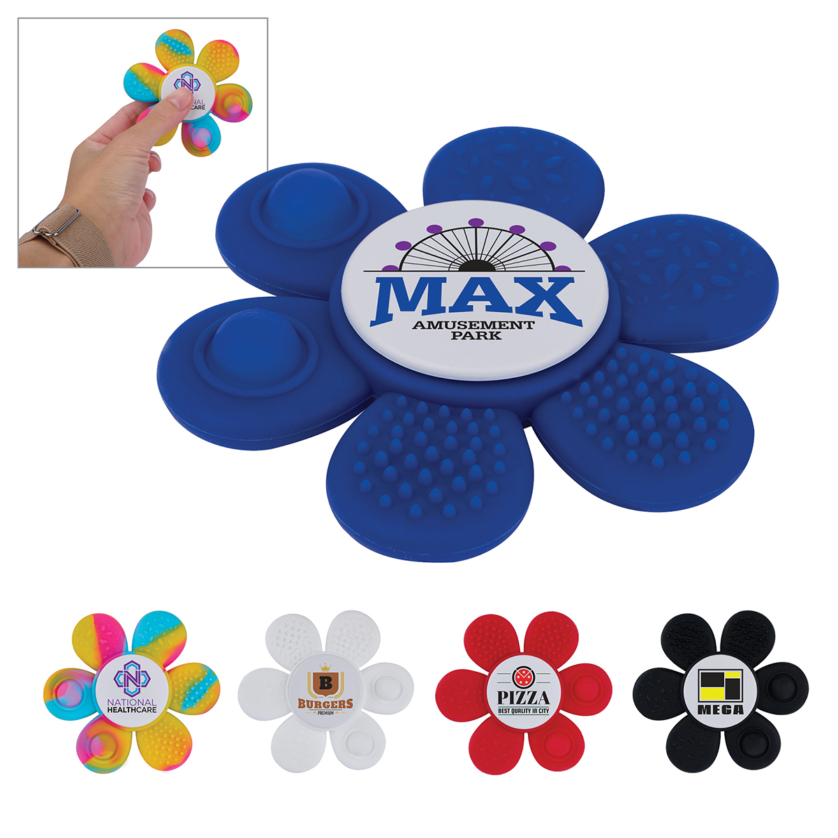 Picture of Fafa Flower-Shaped Tactile Fidget Spinner