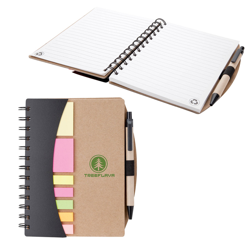 Picture of Broome Junior Notebook with Pen, Flags & Sticky Notes