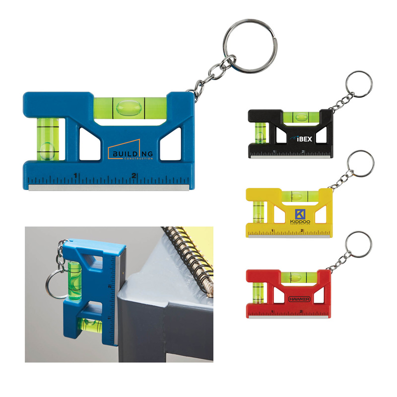 Picture of Hank 3" Level / Ruler Keyring