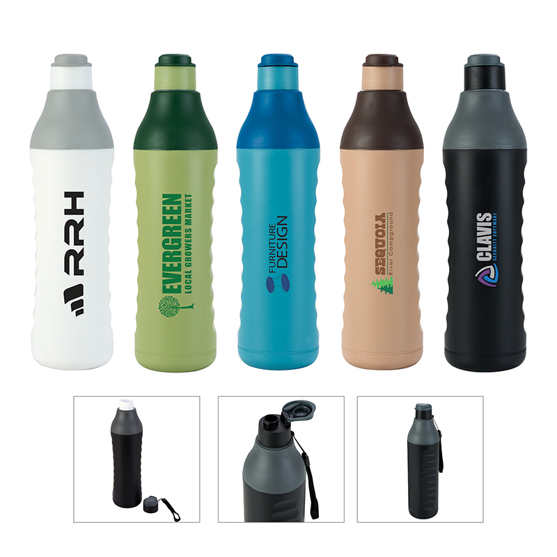 Picture of Hush 26 oz. Double Wall Polypropylene Water Bottle